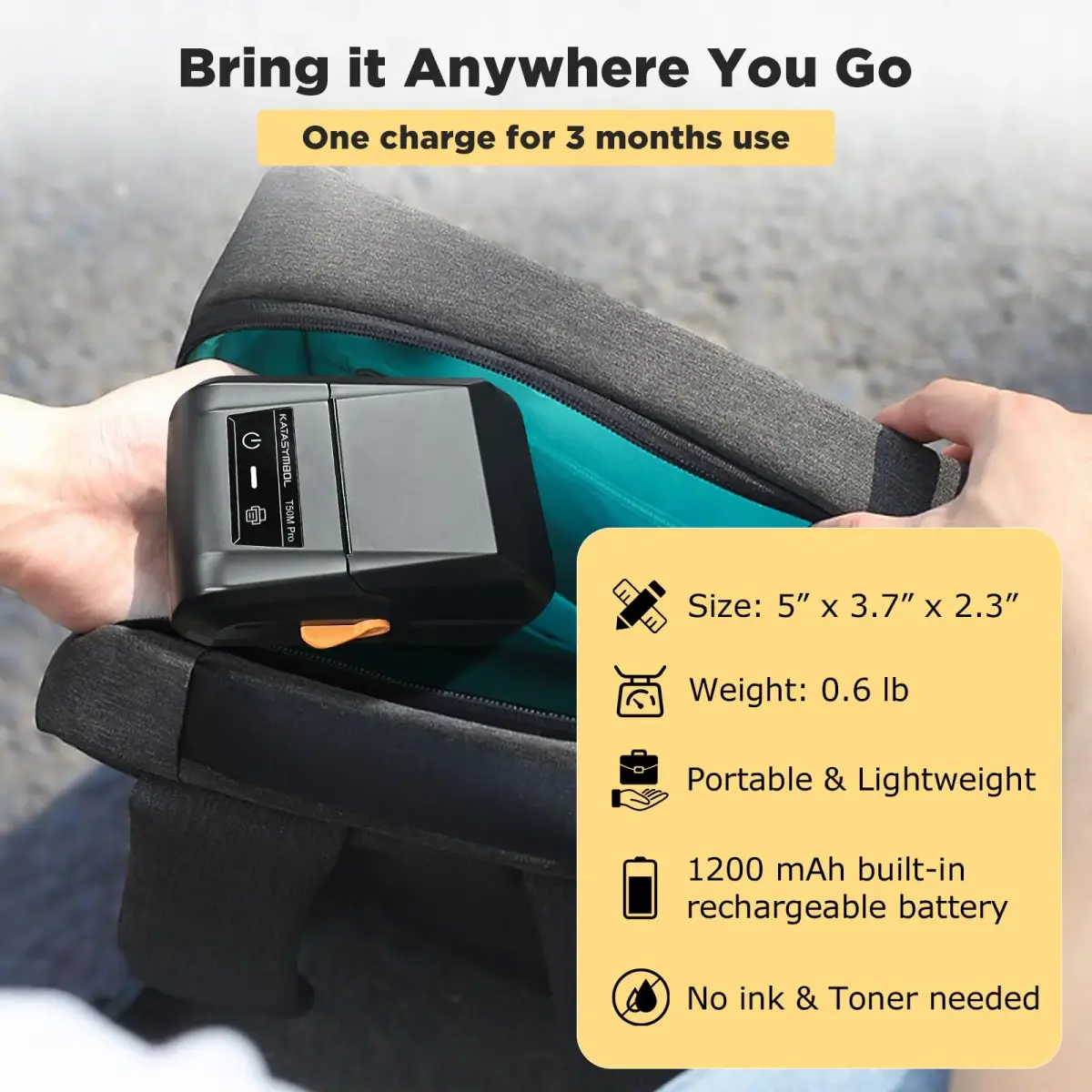 SUPVAN T50M Pro Bluetooth Label Maker Machine with 3 Tapes, Portable, 220V Compatible, USB-C, High Resolution | Best Label Printers for Indian Market - view 8