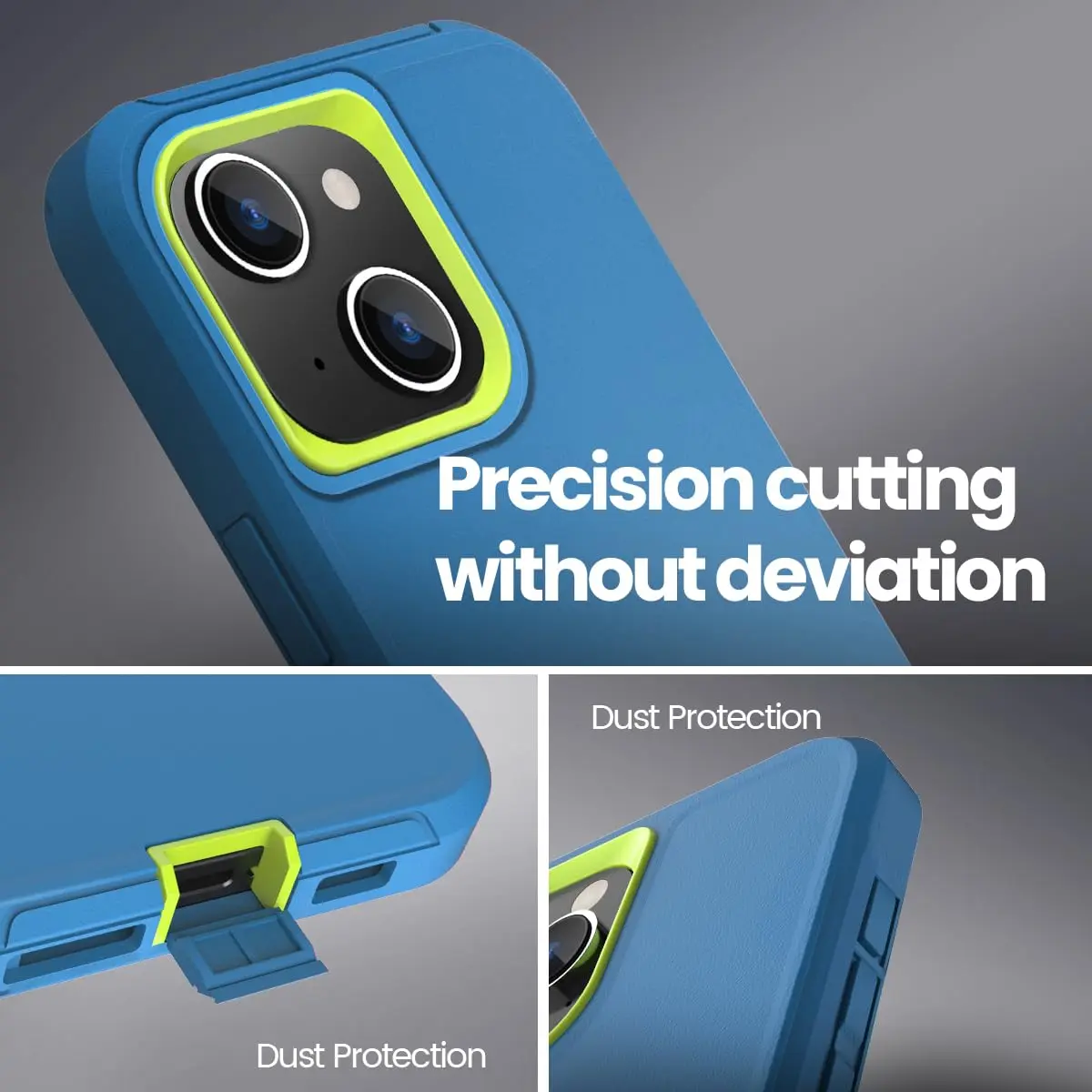 Sansunto Compatible iPhone 15 Plus & 14 Plus Case 6.7 inch | Heavy Duty Shockproof Full Body Protection - view 6