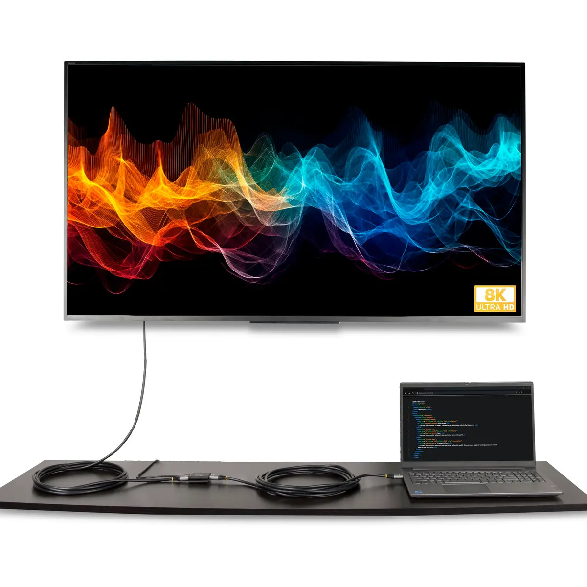 StarTech 33ft/10m HDMI 2.1 Inline Repeater, 8K 60Hz, USB, TAA - view 2