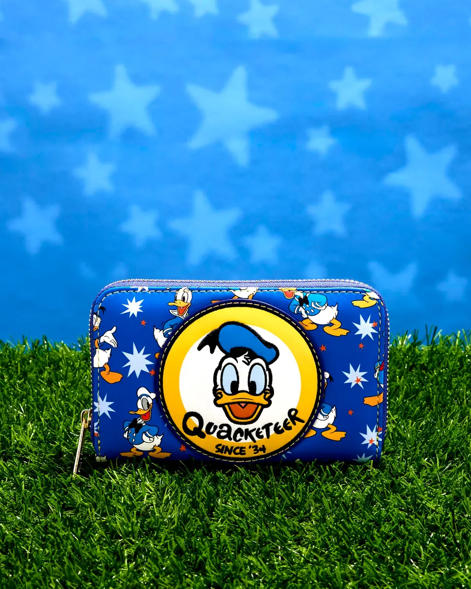 Loungefly Disney Donald Duck 90th Anniversary Wallet | Bi-Fold Vegan Leather with ID Slot - view 2