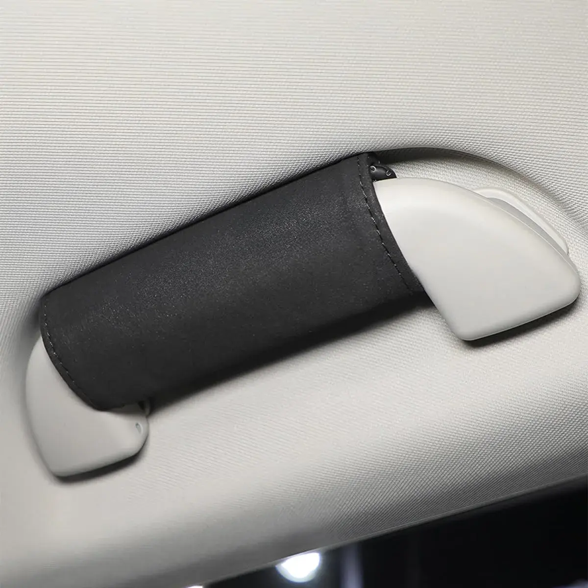 BESULEN Black 2PCS Car Inside Door Handle Protector | Durable Leather Anti-Scratch Cover for Auto Inner Front Rear Door Pull Handle - view 5