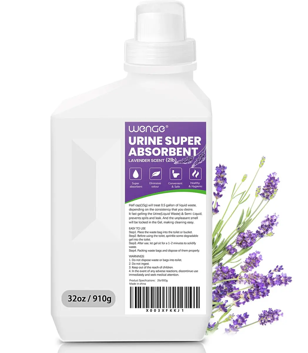 Wenge Urine Solidifier 32 Ounce | Fast Absorption & Odor Control for Camping & Outdoors - main product image
