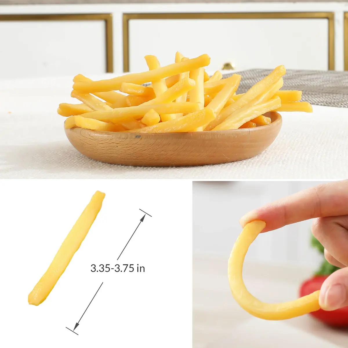 Joeabor Artificial French Fries 36 Pack | Realistic Fake Food for Display & Decoration - view 3