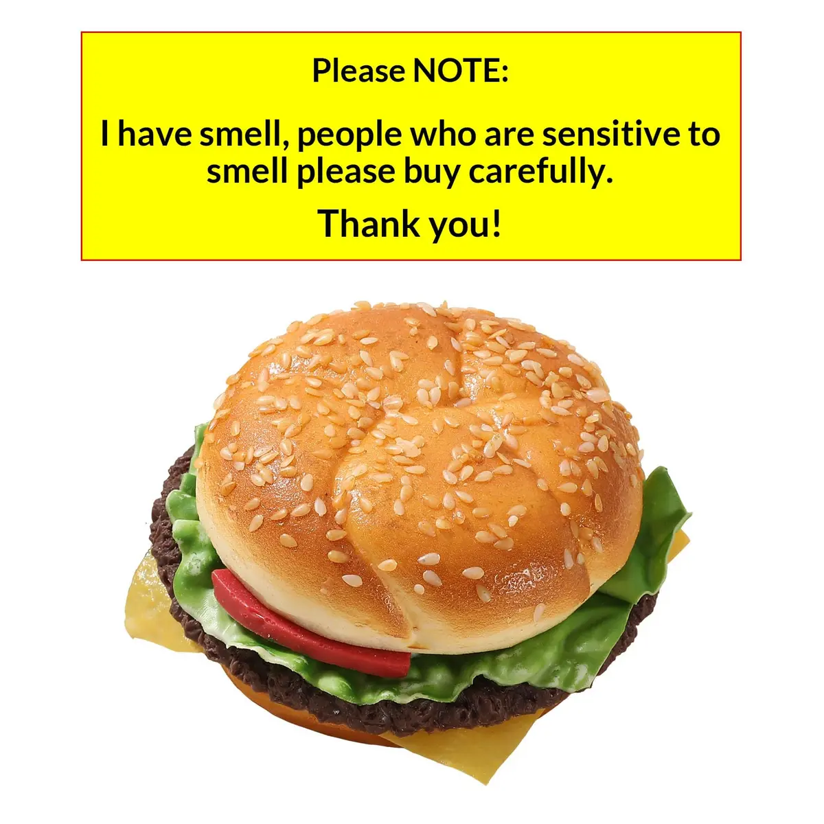Joeabor Artificial Hamburger & 12 French Fries | Realistic Faux Food Decor for Display in Restaurants & Events - view 5