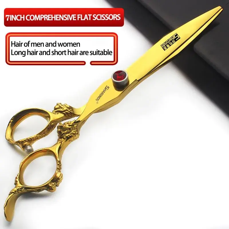 SHARONDS Professional Dragon Hair Cutting Shears - 7 Inch, 2 Piece Set (E) - view 4