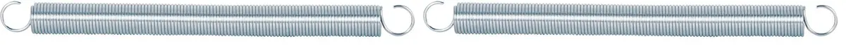 PRIME-LINE SP 9637 Extension Spring 2.54cm (1 in.) x 30.48cm (12 in.) | Nickel-Plated Steel for Household & Professional Use - main product image