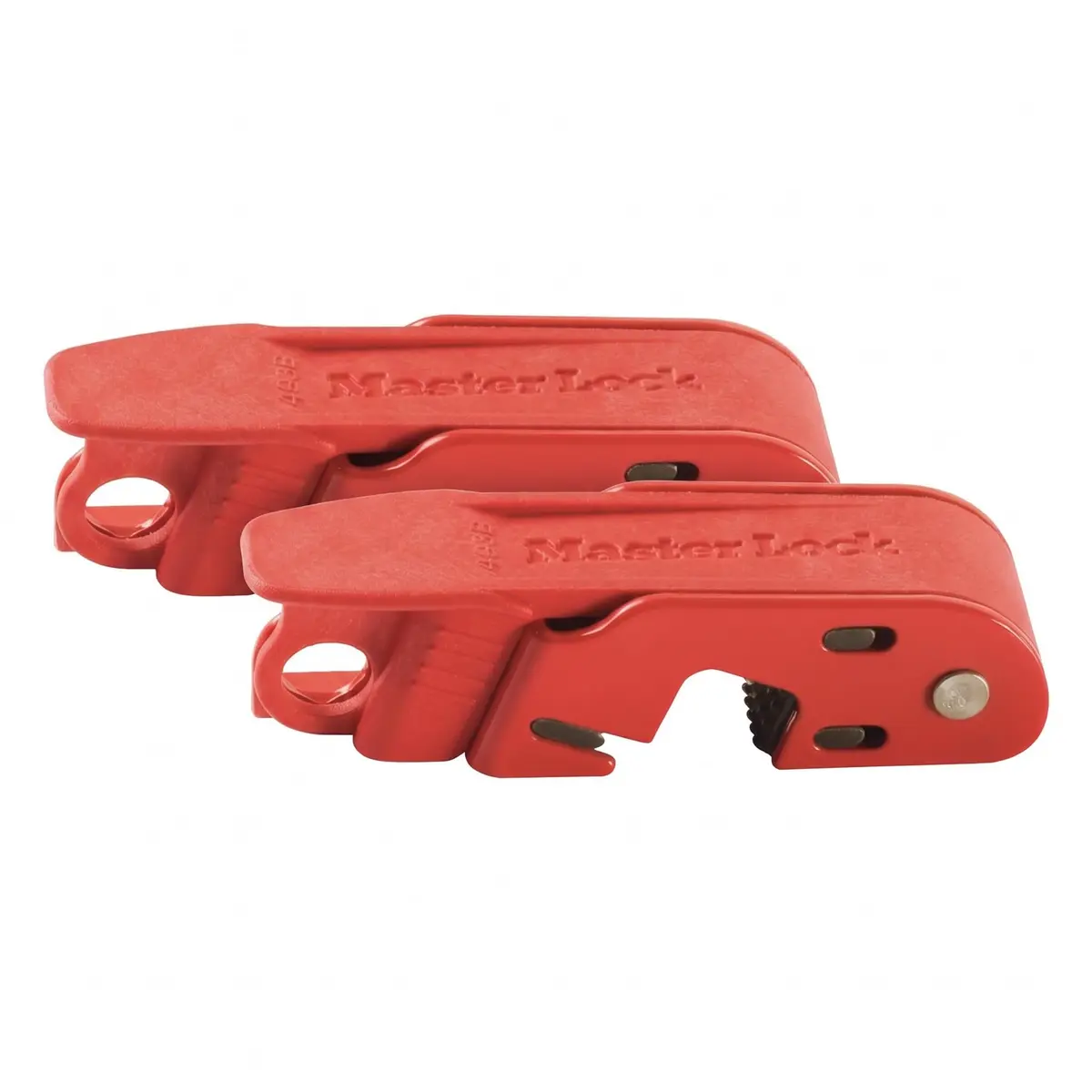 Master Lock Circuit Breaker Lockout for Standard Toggles | Red Steel 24A - main product image