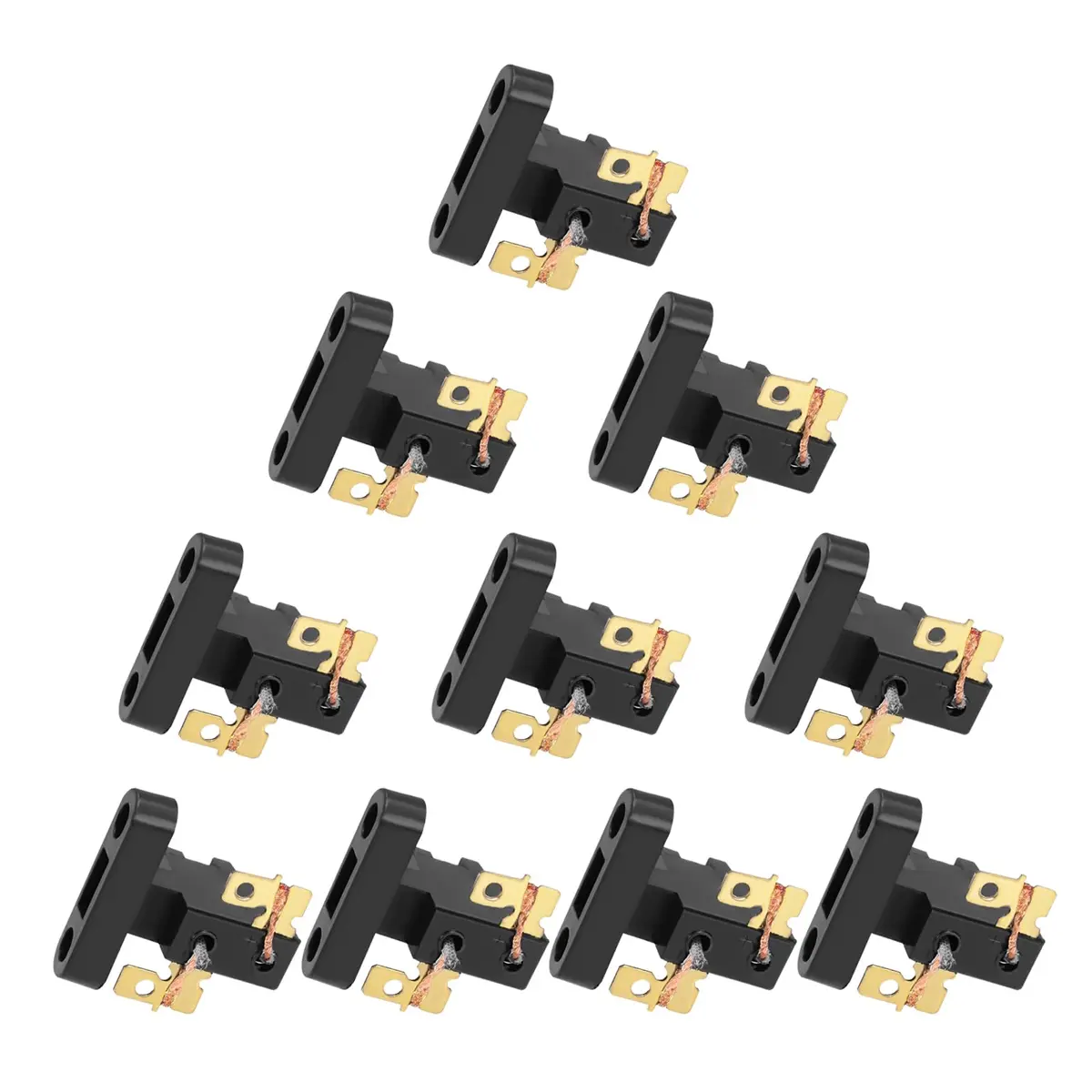Hoypeyfiy Universal Generator Carbon Brush Assembly Fit For Honda New, 10 Pack | 10-Piece Set for Alternator Repair - main product image