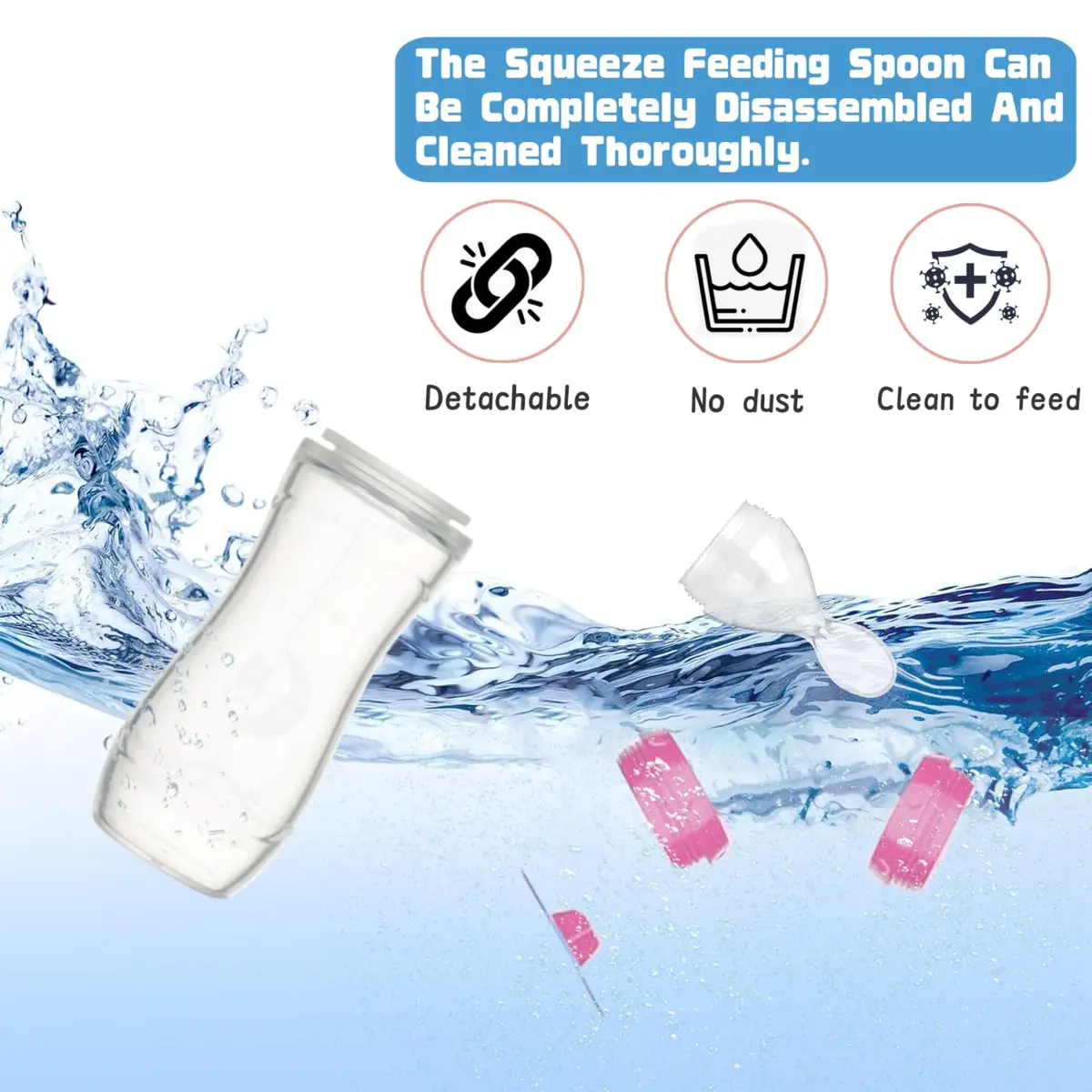 Beisto Spill Proof Drinking Cups with Anti-Choking Device for Adults | Safe Feeding Aid for Elderly & Disabled - view 6