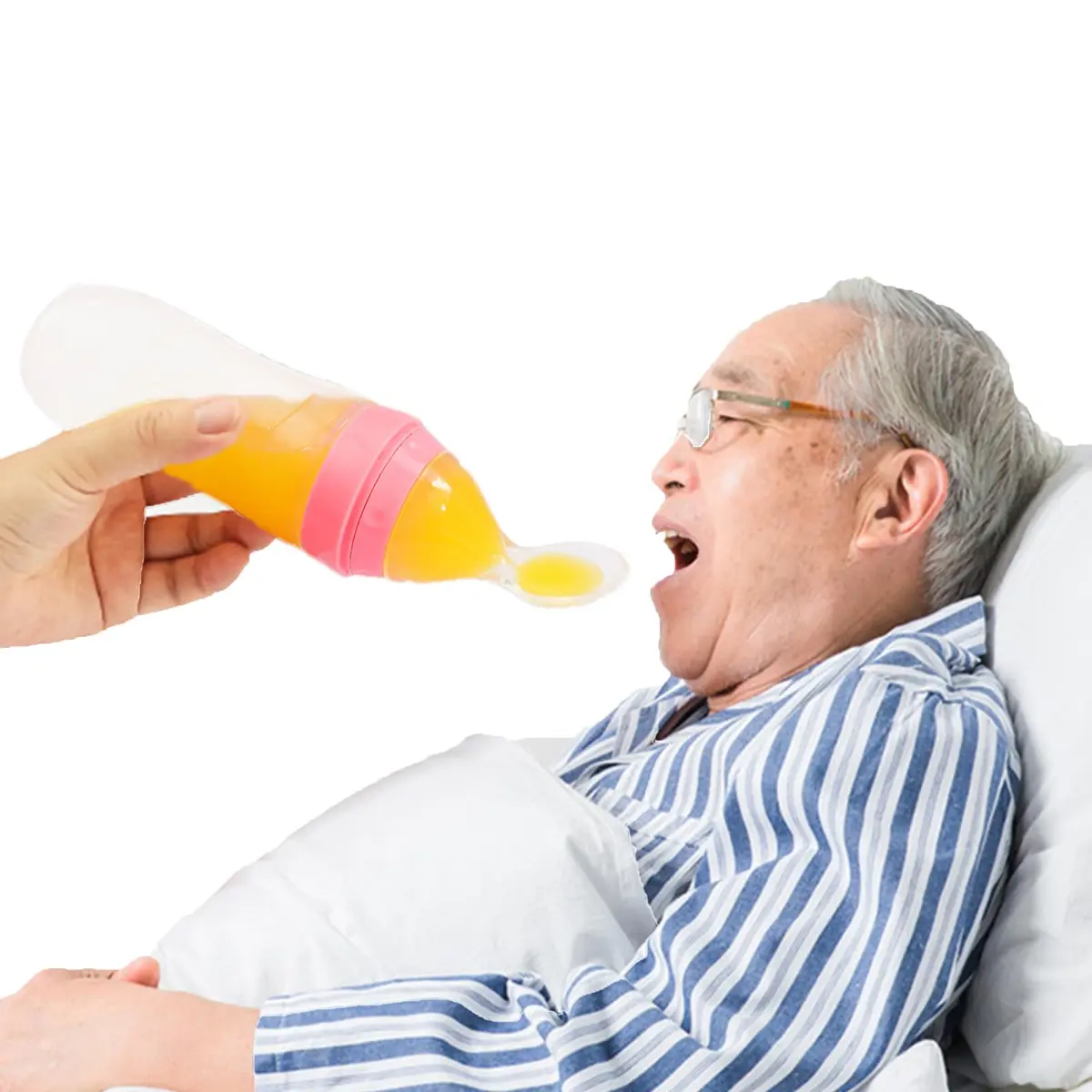 Beisto Spill Proof Drinking Cups with Anti-Choking Device for Adults | Safe Feeding Aid for Elderly & Disabled - main product image