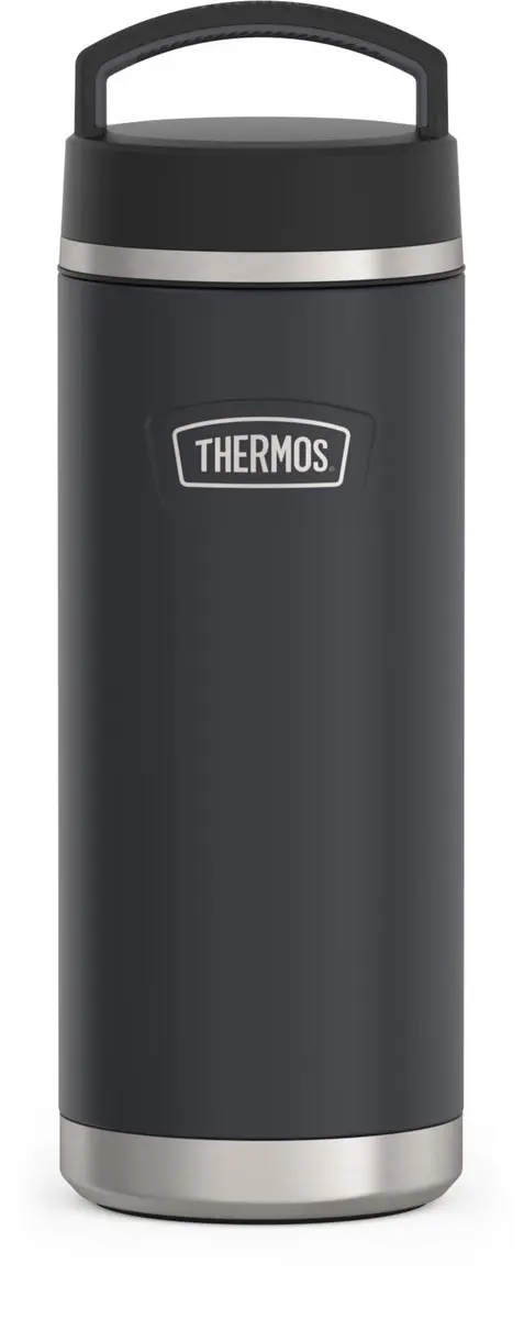 THERMOS ICON SERIES Stainless Steel Water Bottle 946ml (32 Ounce) with Screw Top Lid, Granite | Keeps Drinks Hot 14 Hrs, Cold 24 Hrs - main product image