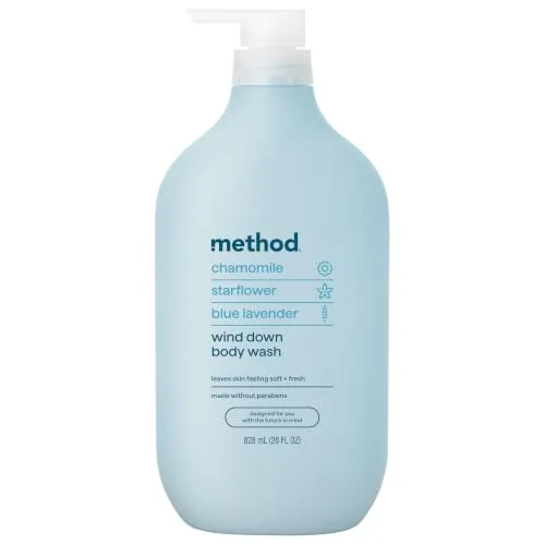 Method Body Wash Wind Down 794g (28 oz) | Calming Chamomile & Lavender for Relaxing Cleanse - main product image