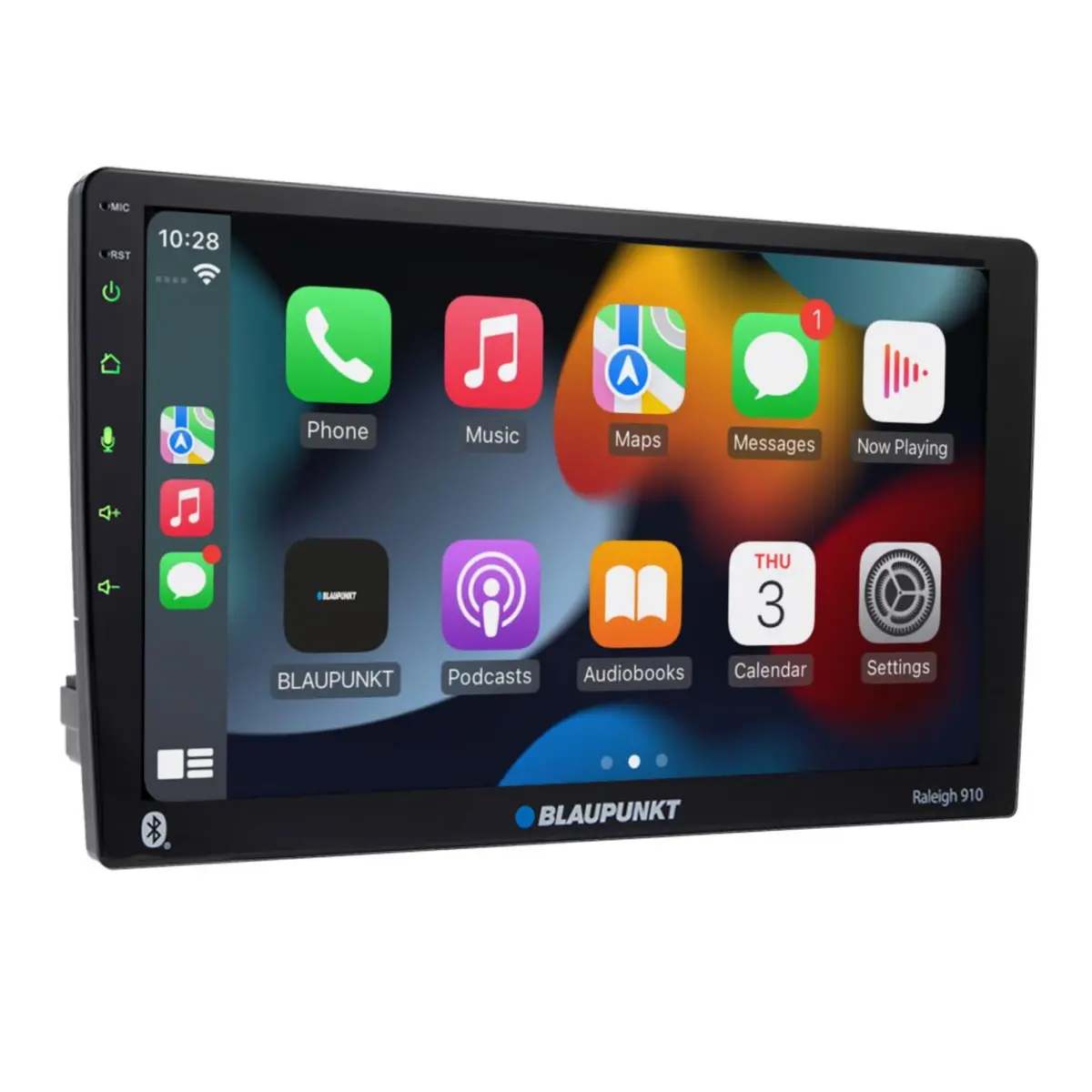 BLAUPUNKT Raleigh 910 10.1" Touch Screen Car Radio with Android Auto & Apple CarPlay | 1024 x 600 TFT Display, 13-Band EQ, Bluetooth - main product image