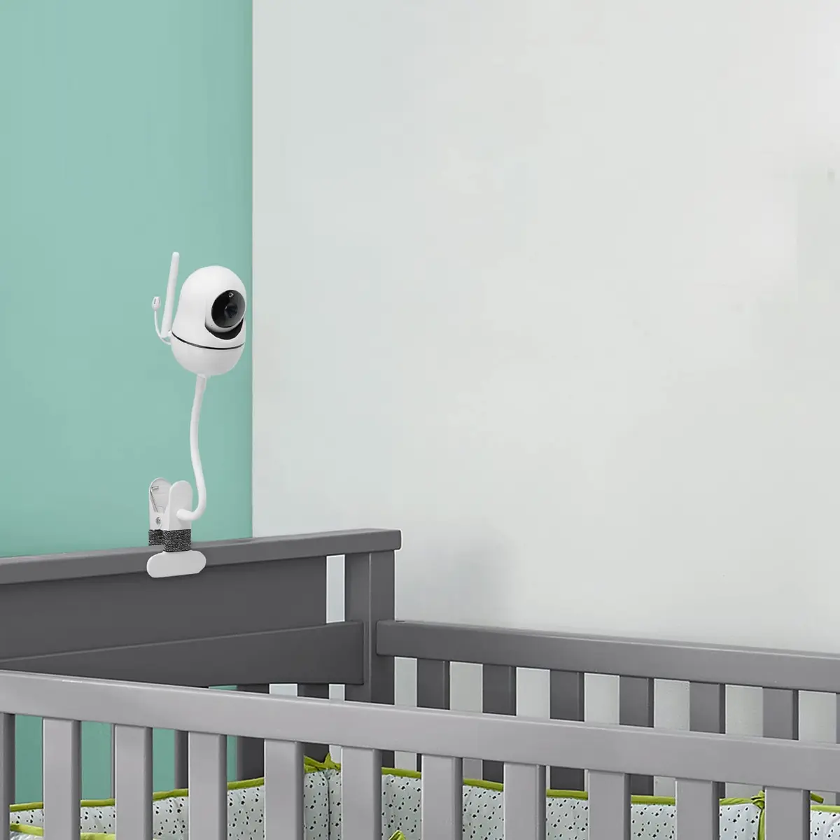 iTODOS Baby Monitor Mount Compatible with HelloBaby HB65/HB6550/HB6558/HB66/HB248,ANMEATE SM935E/SM650 | Portable, Adjustable Baby Camera Mount - view 8