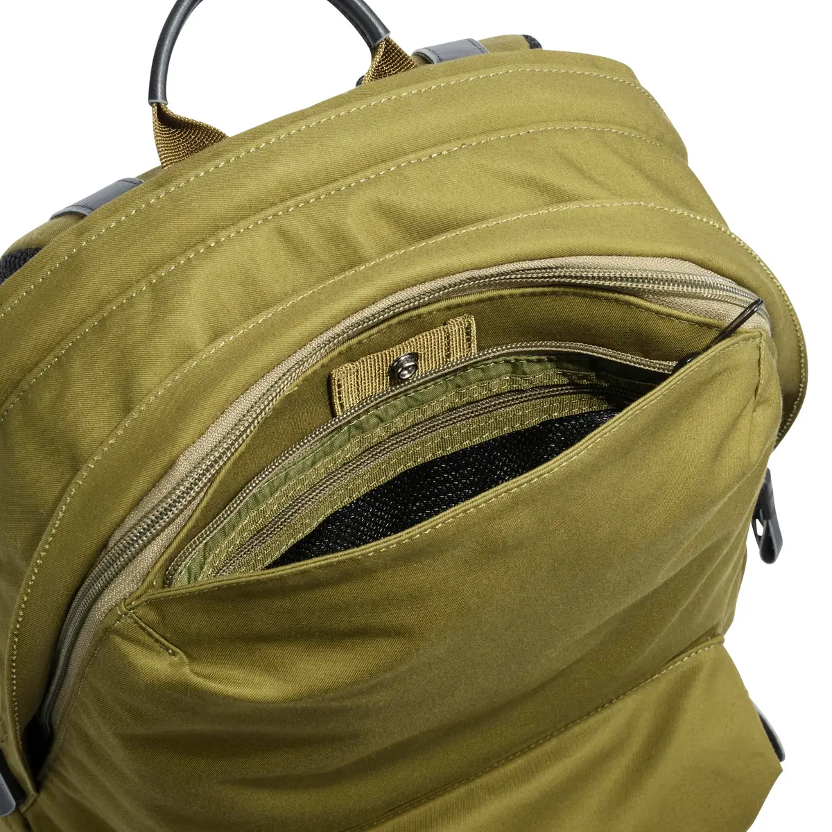 UNTRACK Men's Backpack, Mustard Yellow | Urban Water-Resistant Cotton Daypack - view 6
