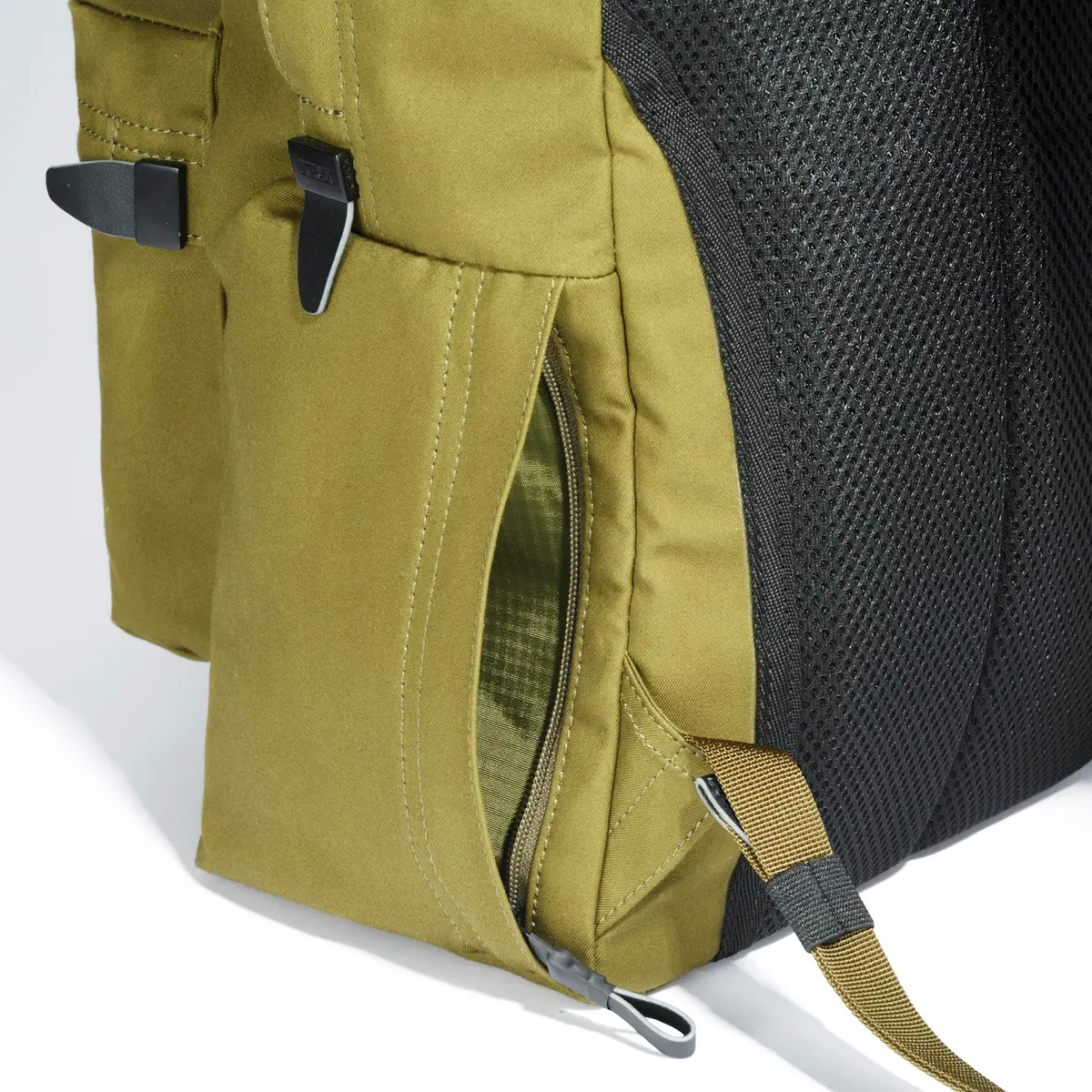 UNTRACK Men's Backpack, Mustard Yellow | Urban Water-Resistant Cotton Daypack - view 9