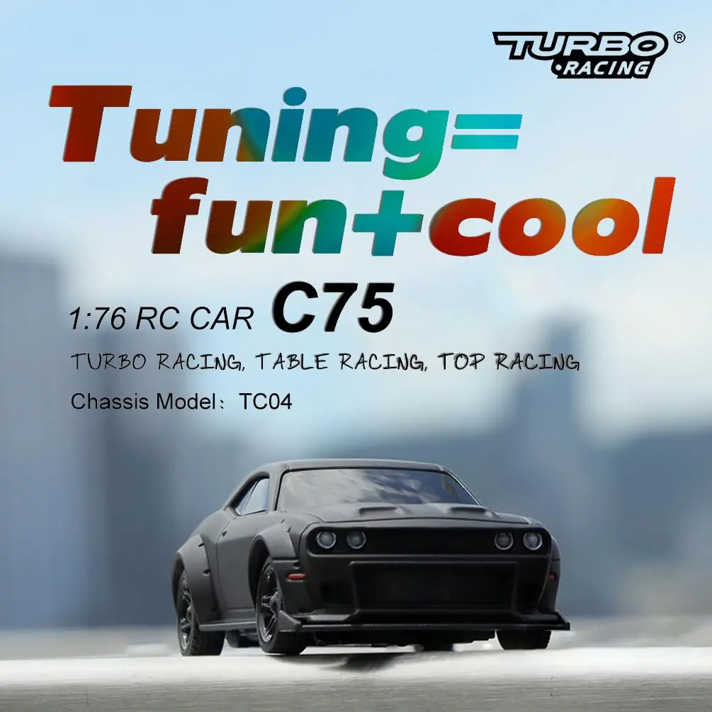 havcybin 1:76 Scale RC Sport Car | Remote Control Mini Model with DIY Shells & Lights - view 6