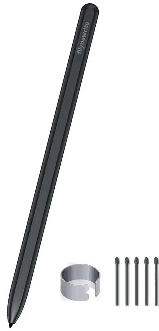 fllynewrite EMR Digital Stylus Pen for Remarkable 1/2, Kindle Scribe, Galaxy Tab S7/S8/S9 — 4,096 Pressure Levels, Black - main product image