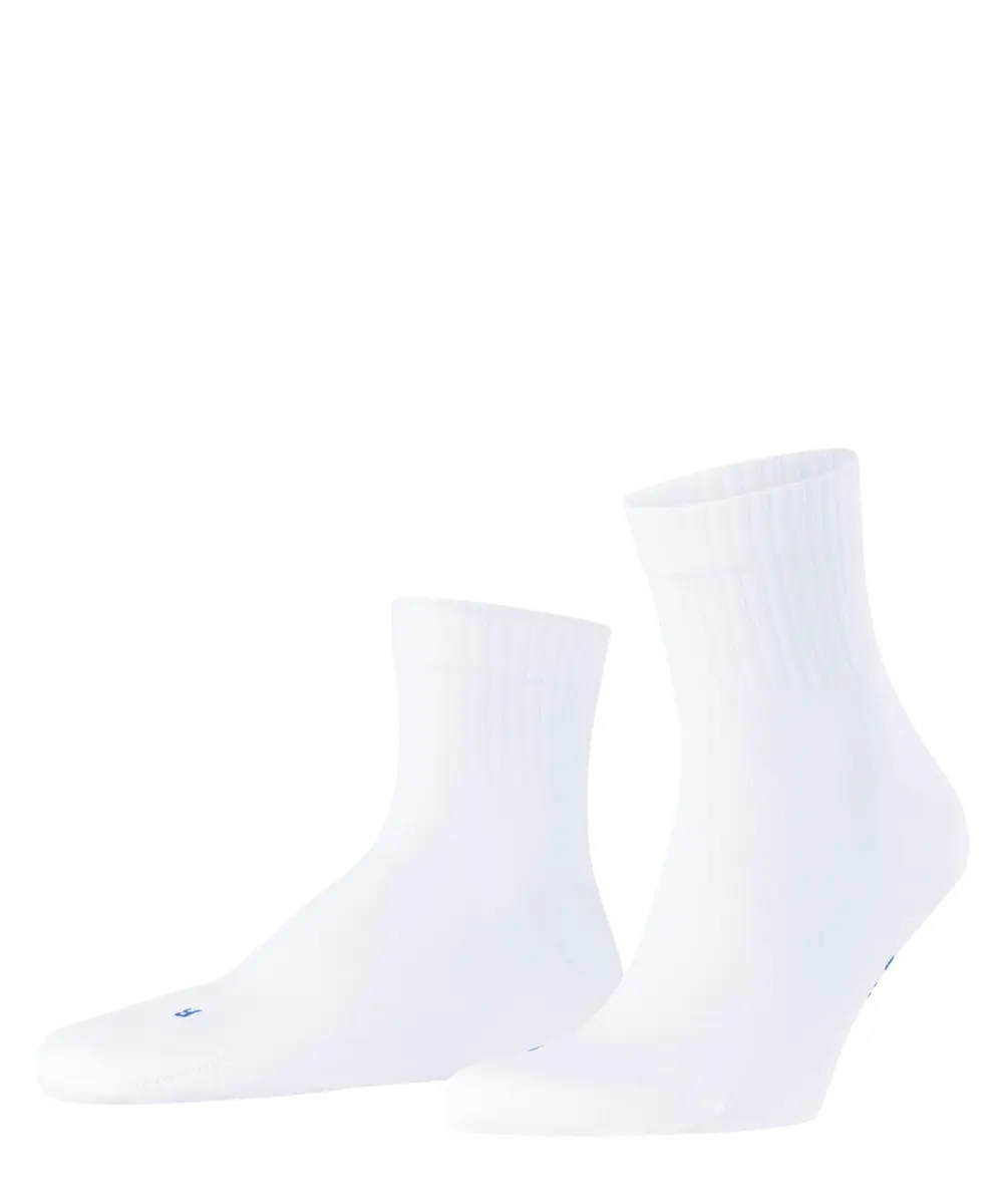 FALKE Unisex Run Rib Cotton Socks White 3-4 | Anatomic Fit & Light Padding (110 characters) - main product image