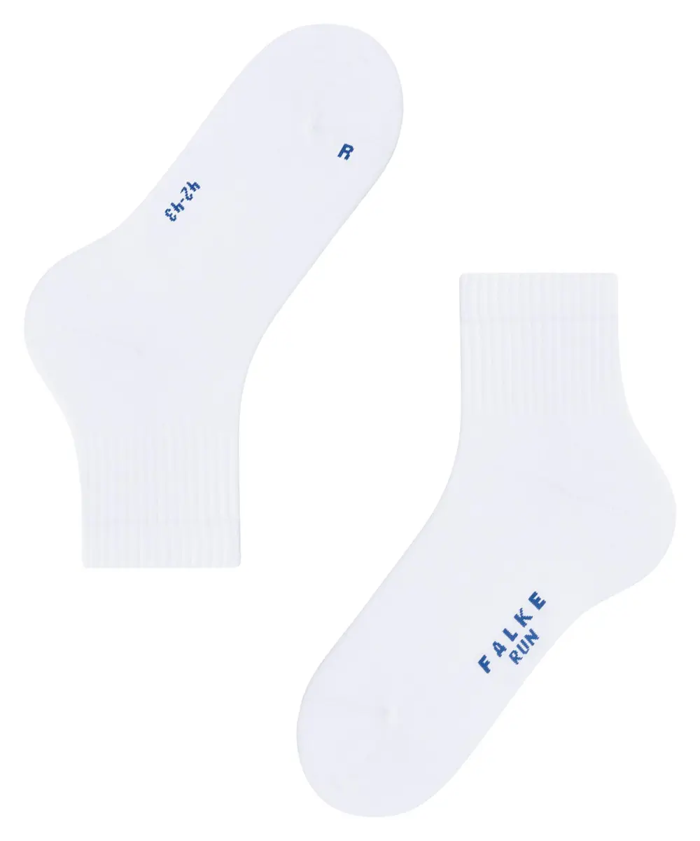 FALKE Unisex Run Rib Cotton Socks White 3-4 | Anatomic Fit & Light Padding (110 characters) - view 5