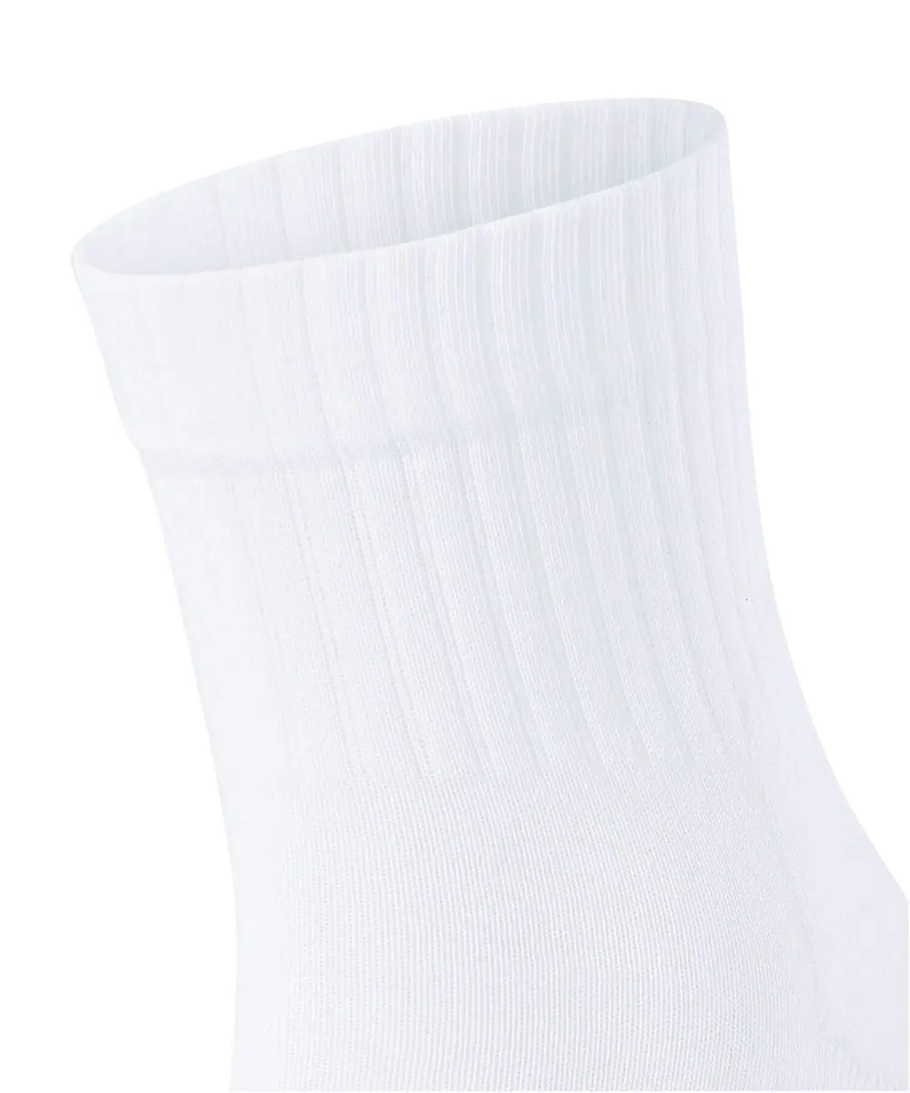 FALKE Unisex Run Rib Cotton Socks White 3-4 | Anatomic Fit & Light Padding (110 characters) - view 4