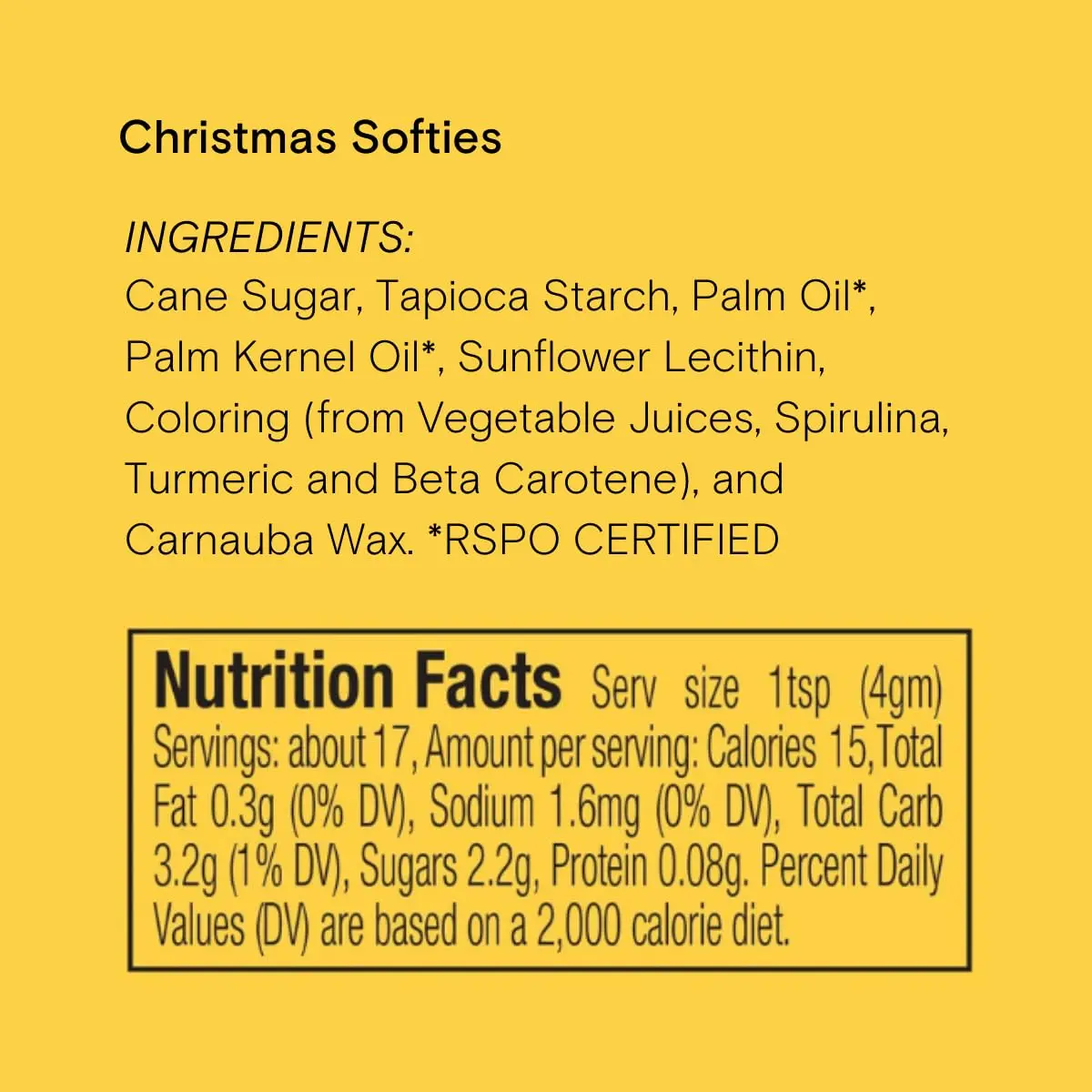 Supernatural Christmas Softies Sprinkles, Dye-Free, Vegan Holiday Mix 3oz | Plant-Based Colors & Vegan Ingredients - view 5