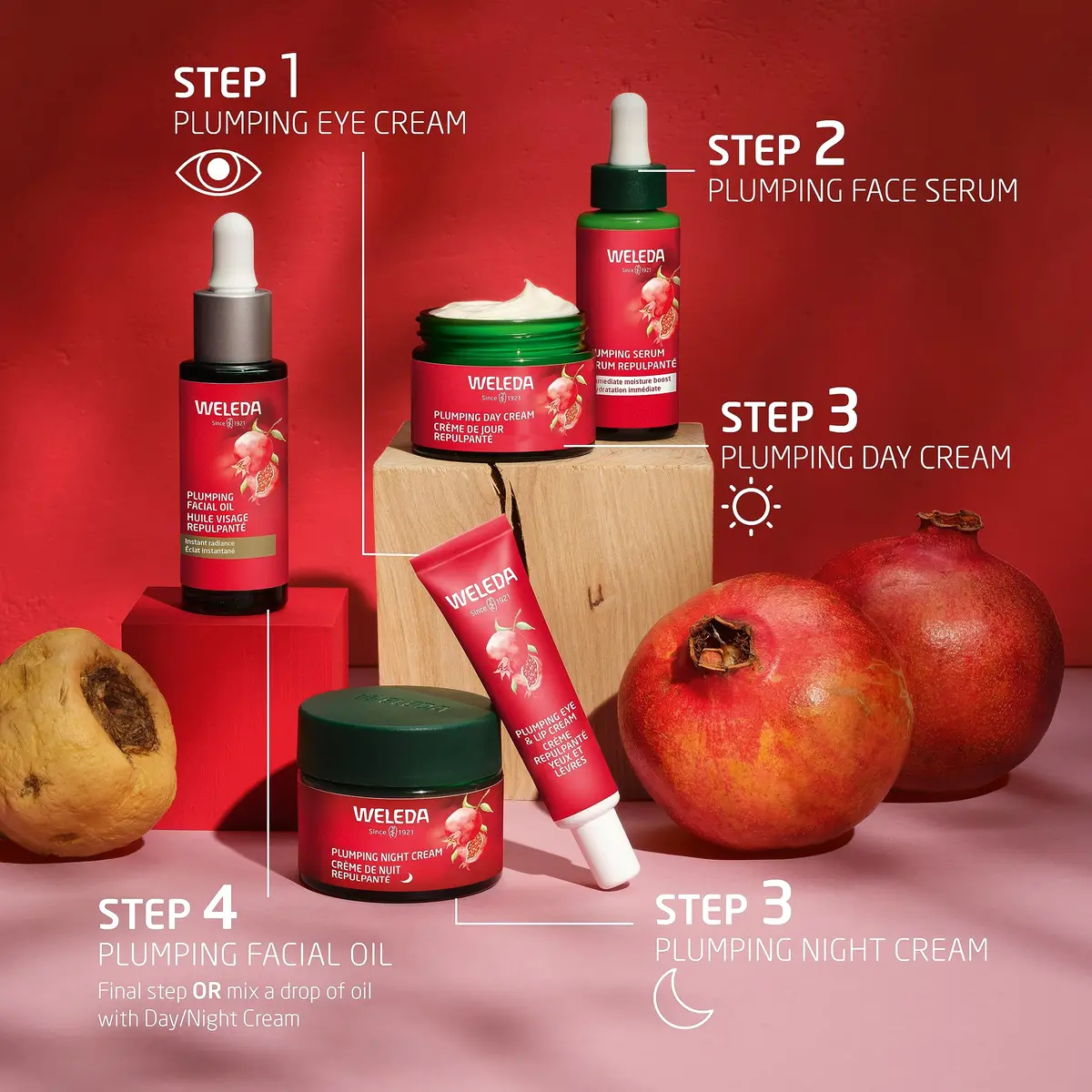 Weleda Face Care Plumping Day Cream 1.3 Fl Oz | Plant Rich Moisturizer with Pomegranate & Maca Root Peptides - view 7