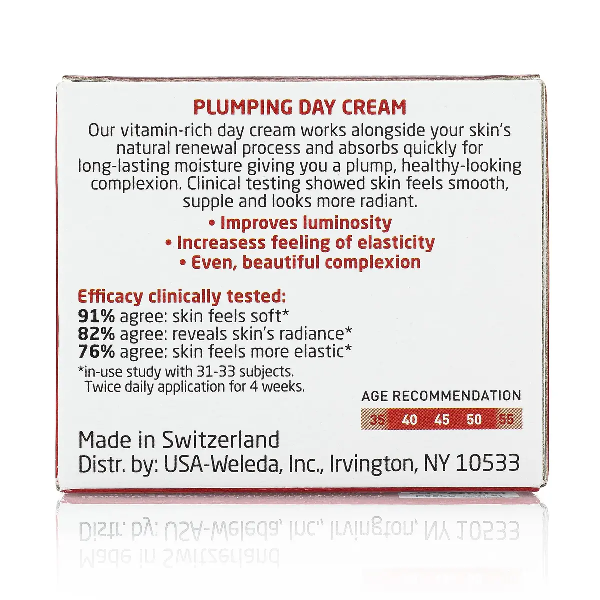 Weleda Face Care Plumping Day Cream 1.3 Fl Oz | Plant Rich Moisturizer with Pomegranate & Maca Root Peptides - view 2
