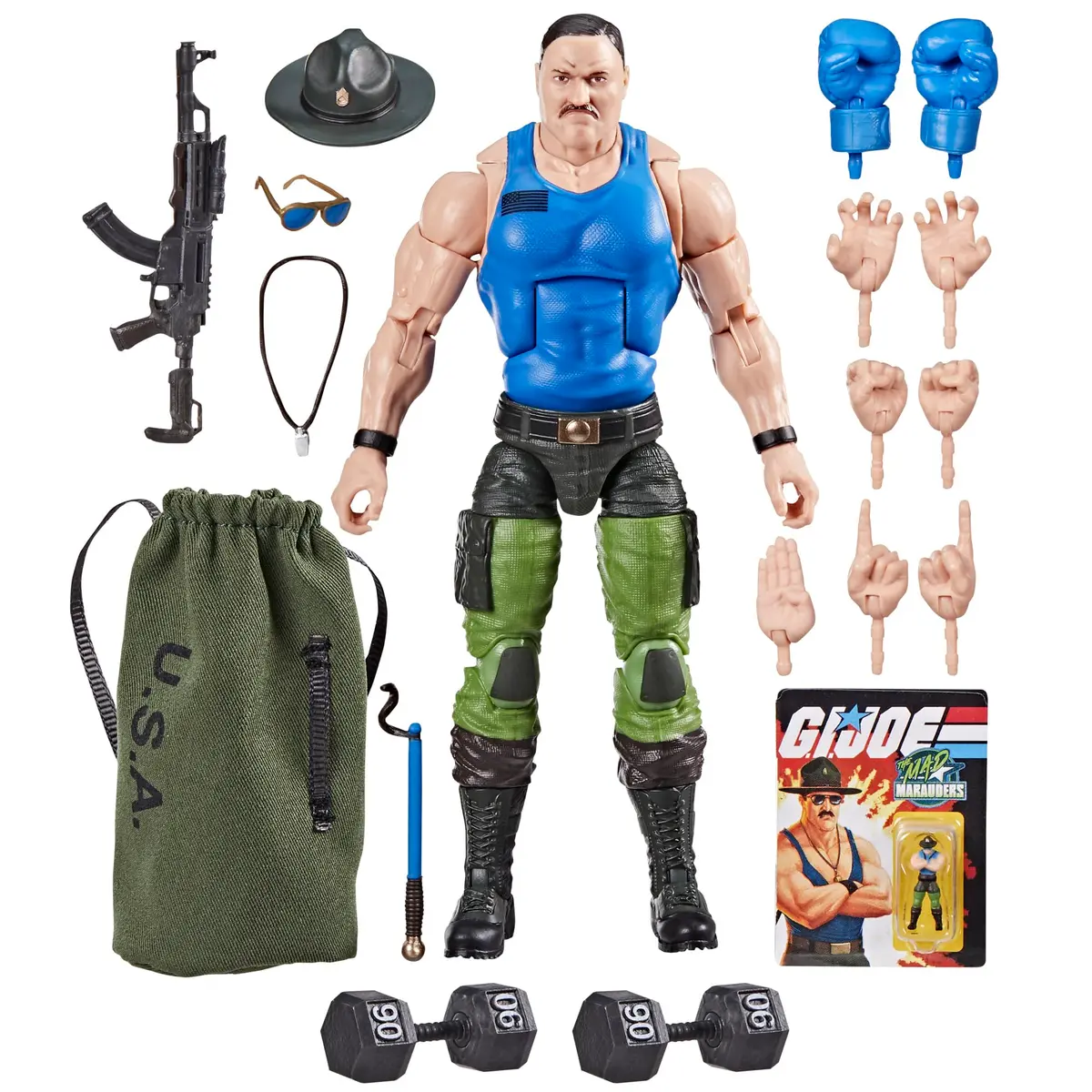 G.I. Joe Classified Series #129 Mad Marauders Sgt Slaughter 6 Inch Action Figure | ASTM-Tested Toy for Kids 4+ Years - main product image