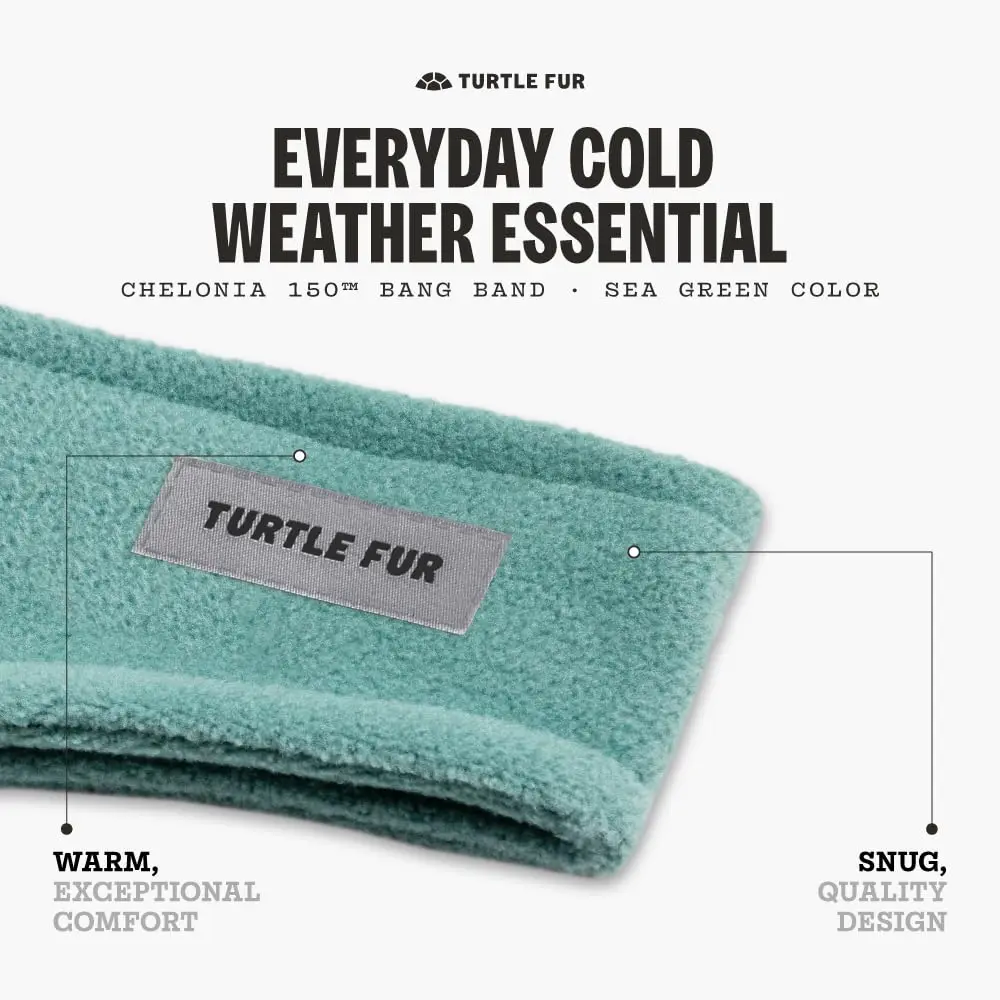 Turtle Fur Bang Band - Warm Headbands for Men and Women, Sea Green | Double-Layer Chelonia 150 Fleece Headband - view 5