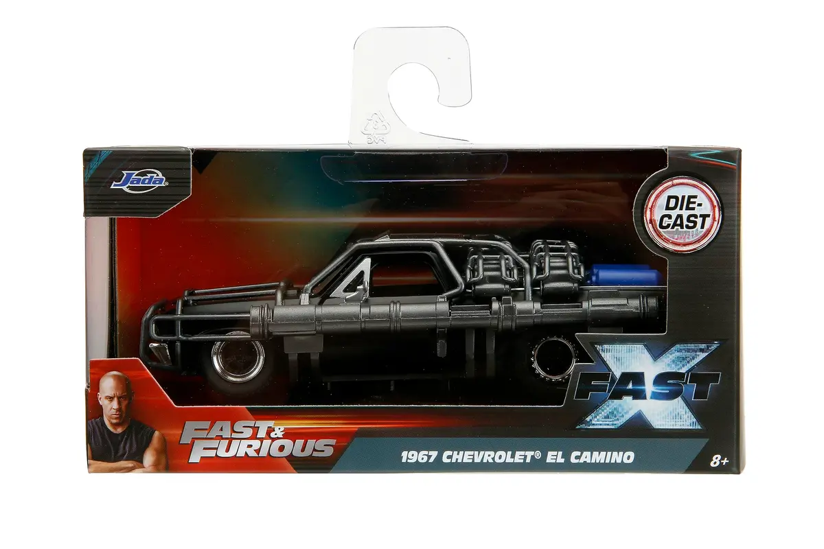 Jada Fast & Furious Fast X 1:32 1967 Chevy El Camino Caged Version Die-Cast Car | Authentic Collectible for Kids & Adults - view 4