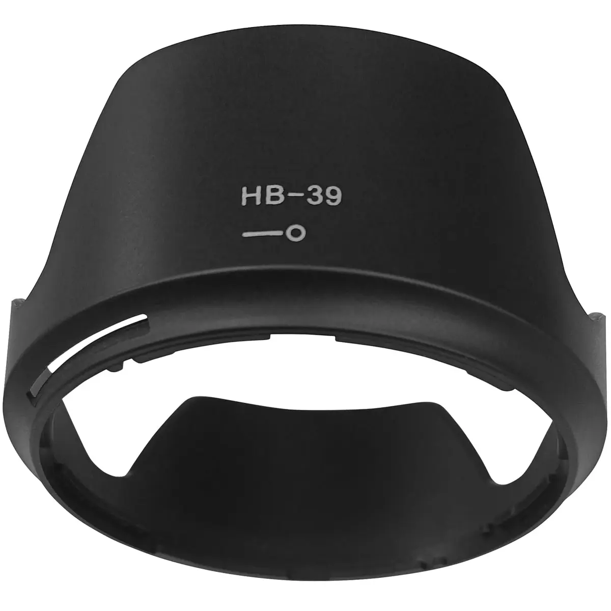 Hxdzieory HB-39 Lens Hood for Nikon AF-S DX 18-300mm f3.5-6.3G ED VR & 16-85mm f3.5-5.6G ED VR Lenses | Black Plastic Construction - main product image