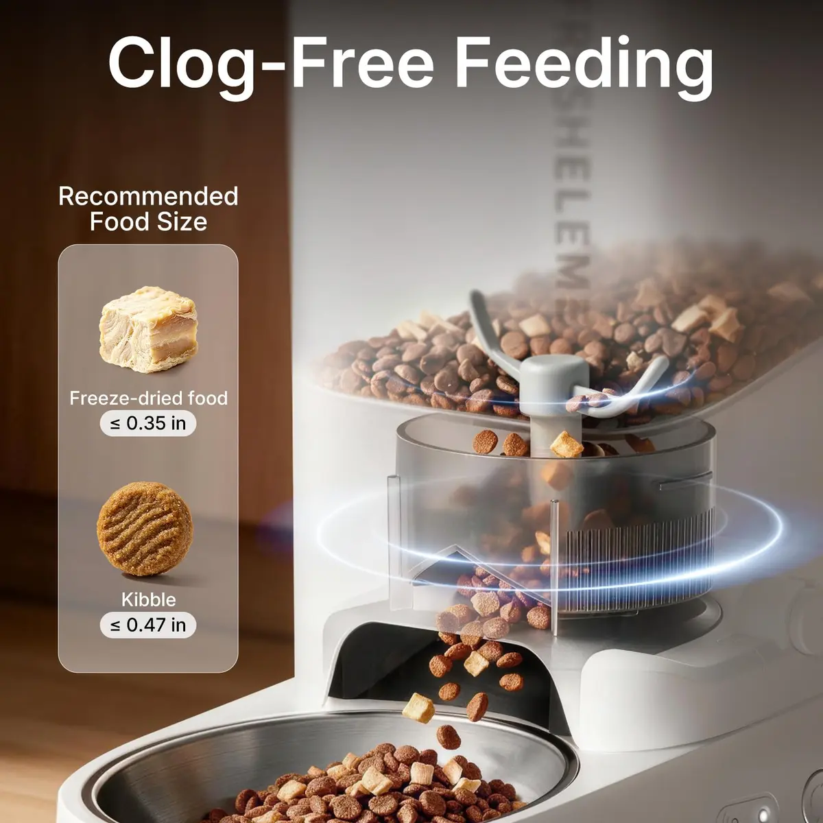 PETKIT Automatic Pet Feeder 3L | WiFi App Control with Triple Fresh-Lock System - view 5