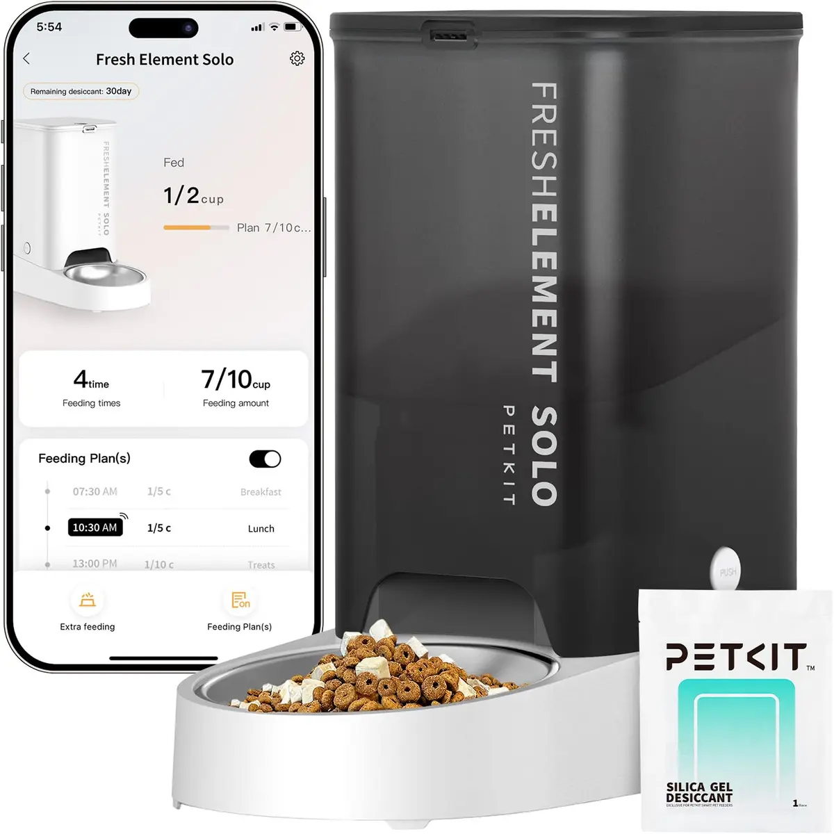 PETKIT Automatic Cat & Dog Feeder 3L | WiFi App Control, Schedule & Fresh-Lock System - main product image