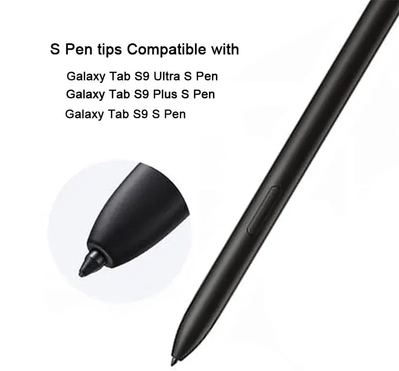 Befzygwk Black S Pen Soft Tips 5 PCS | Compatible with Galaxy Tab S9 Series - view 2