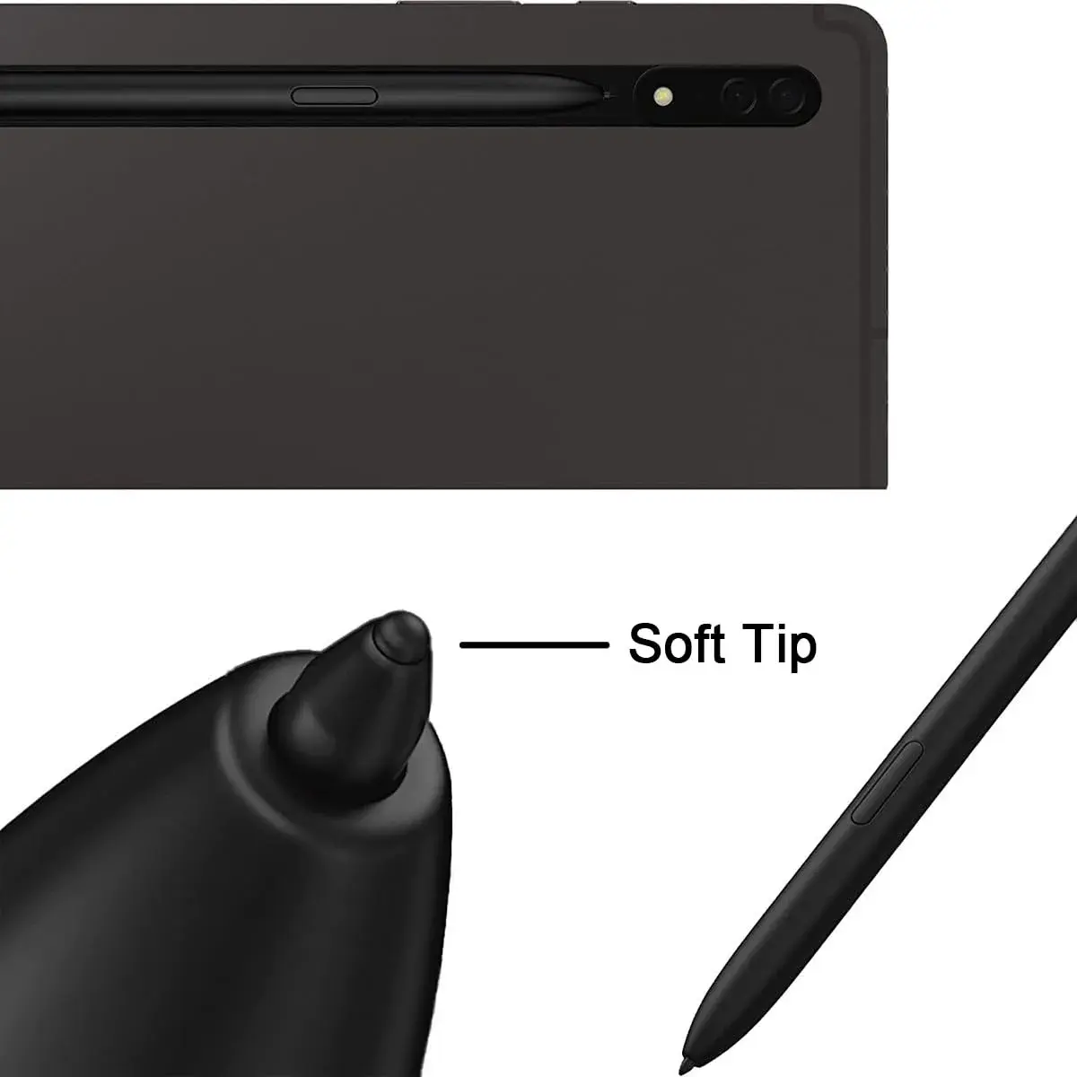 Befzygwk Black S Pen Soft Tips 5 PCS | Compatible with Galaxy Tab S9 Series - view 3