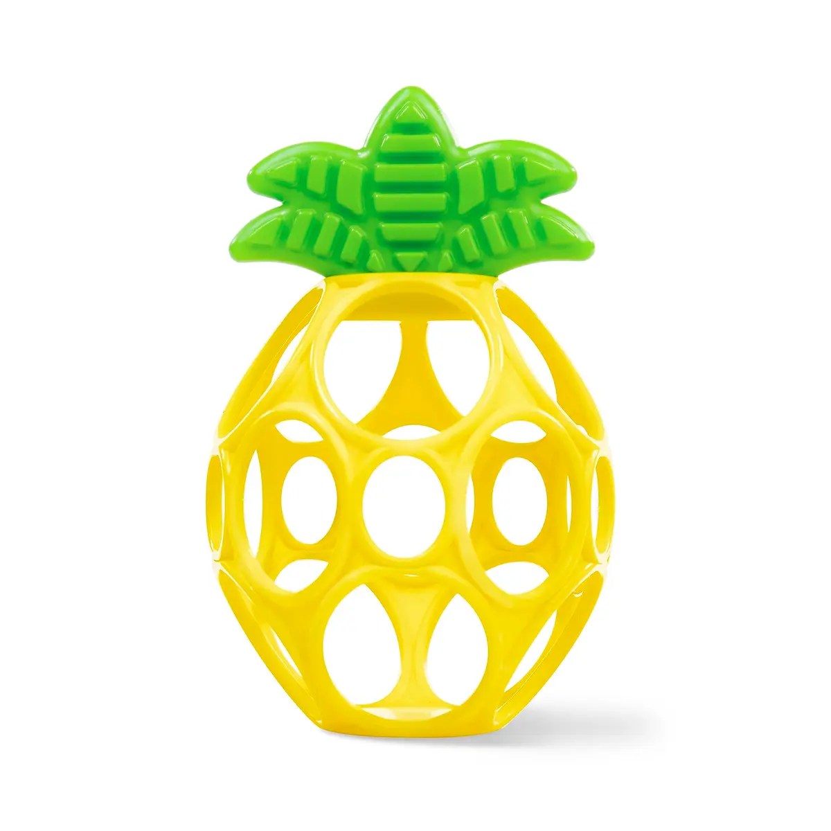 Bright Starts Oball Easy Grasp Pineapple Teether Toy, BPA Free, Unisex, Newborn & Up | Practice Motor Skills & Self-Soothing - main product image