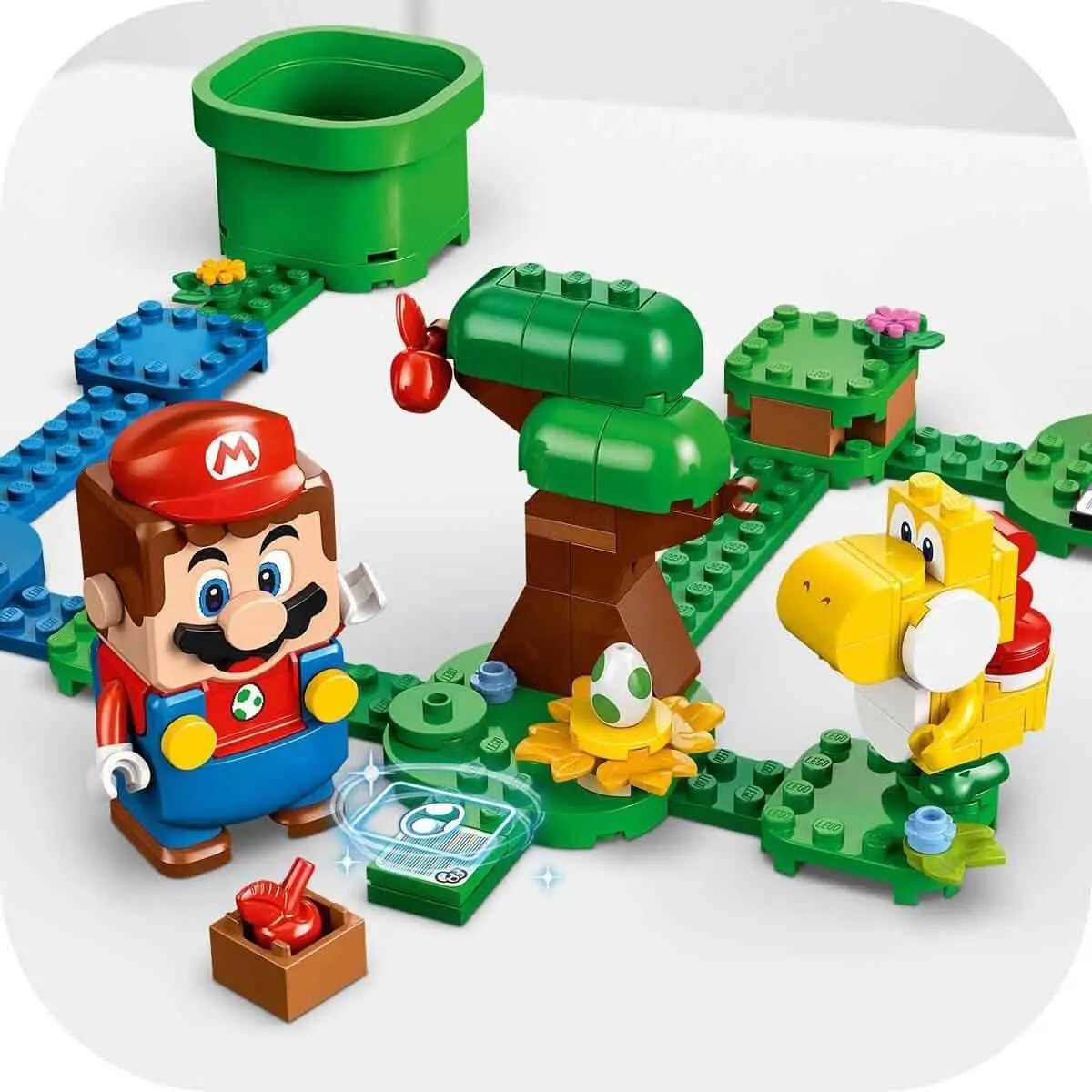 LEGO Super Mario Yoshi's Wild Forest Expansion Set, Toy with 2 Yoshi Figures Made of Stones for Boys and Girls, Small Gift for Children and Gamers from 6 Years 71428 | Role Play & Creative Building - view 3