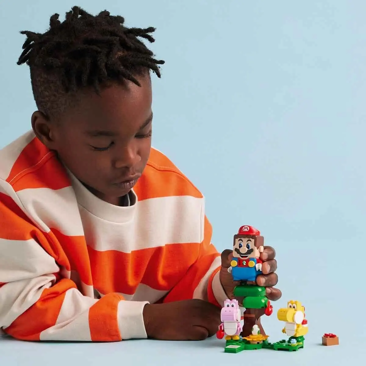 LEGO Super Mario Yoshi's Wild Forest Expansion Set, Toy with 2 Yoshi Figures Made of Stones for Boys and Girls, Small Gift for Children and Gamers from 6 Years 71428 | Role Play & Creative Building - view 4