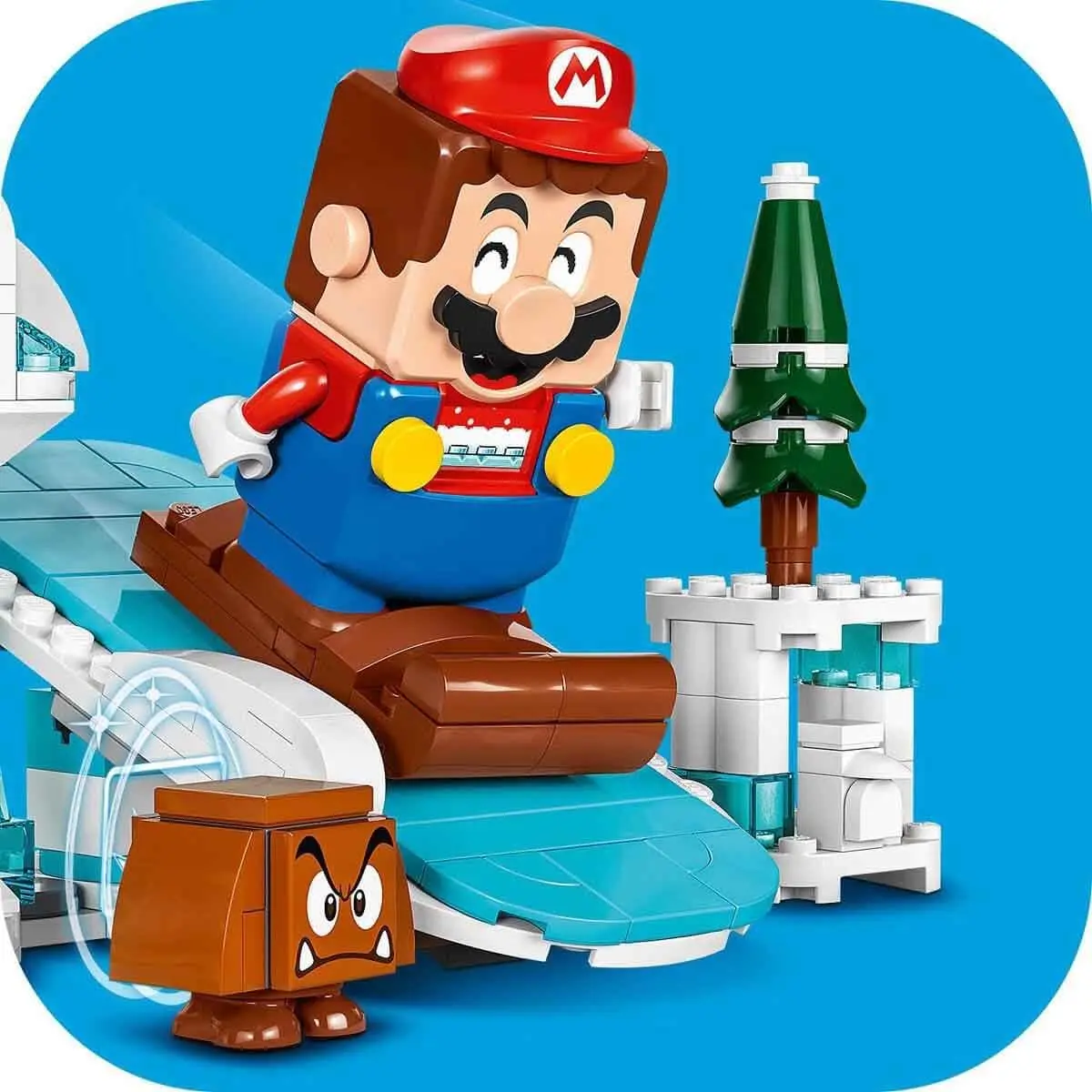 LEGO Super Mario Expansion Set: Penguin Family Snow Adventure with Goomba Figure and Penguin Interactive Toy, Gift for Boys, Girls, Gamers Ages 7 and Up 71430 | Snow-themed LEGO Building Set - view 6