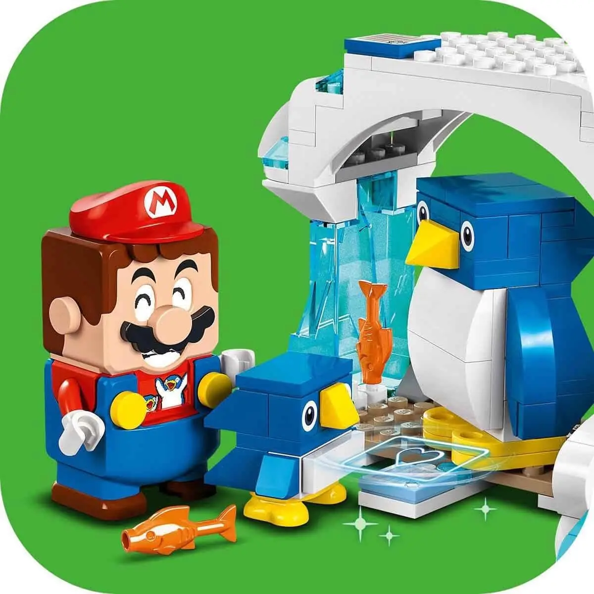 LEGO Super Mario Expansion Set: Penguin Family Snow Adventure with Goomba Figure and Penguin Interactive Toy, Gift for Boys, Girls, Gamers Ages 7 and Up 71430 | Snow-themed LEGO Building Set - view 8