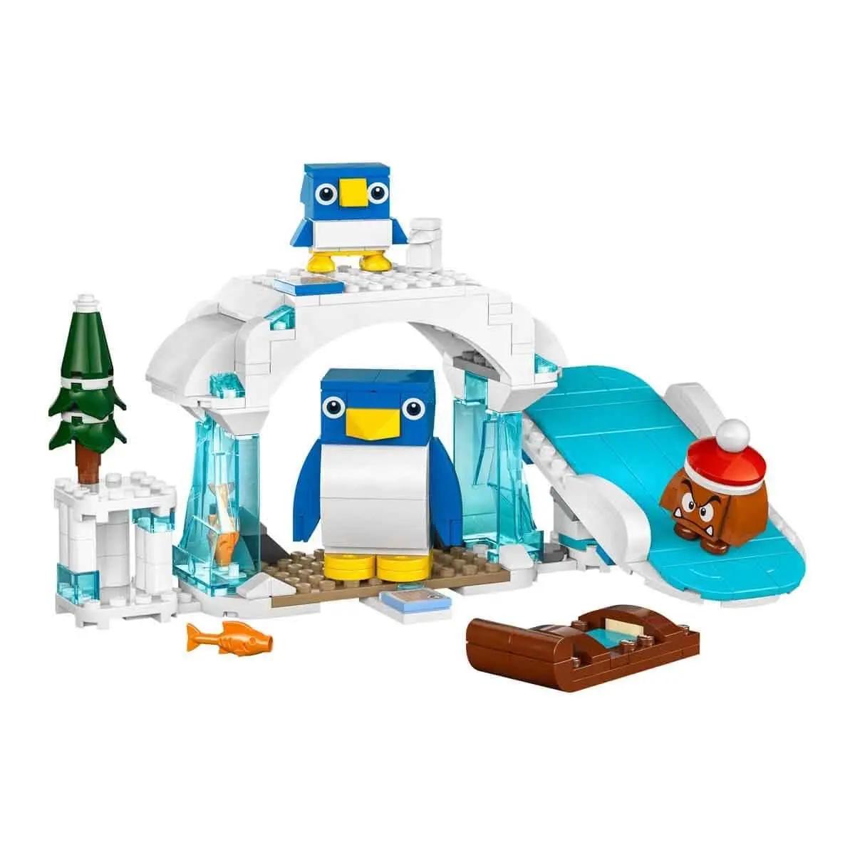 LEGO Super Mario Expansion Set: Penguin Family Snow Adventure with Goomba Figure and Penguin Interactive Toy, Gift for Boys, Girls, Gamers Ages 7 and Up 71430 | Snow-themed LEGO Building Set - view 2