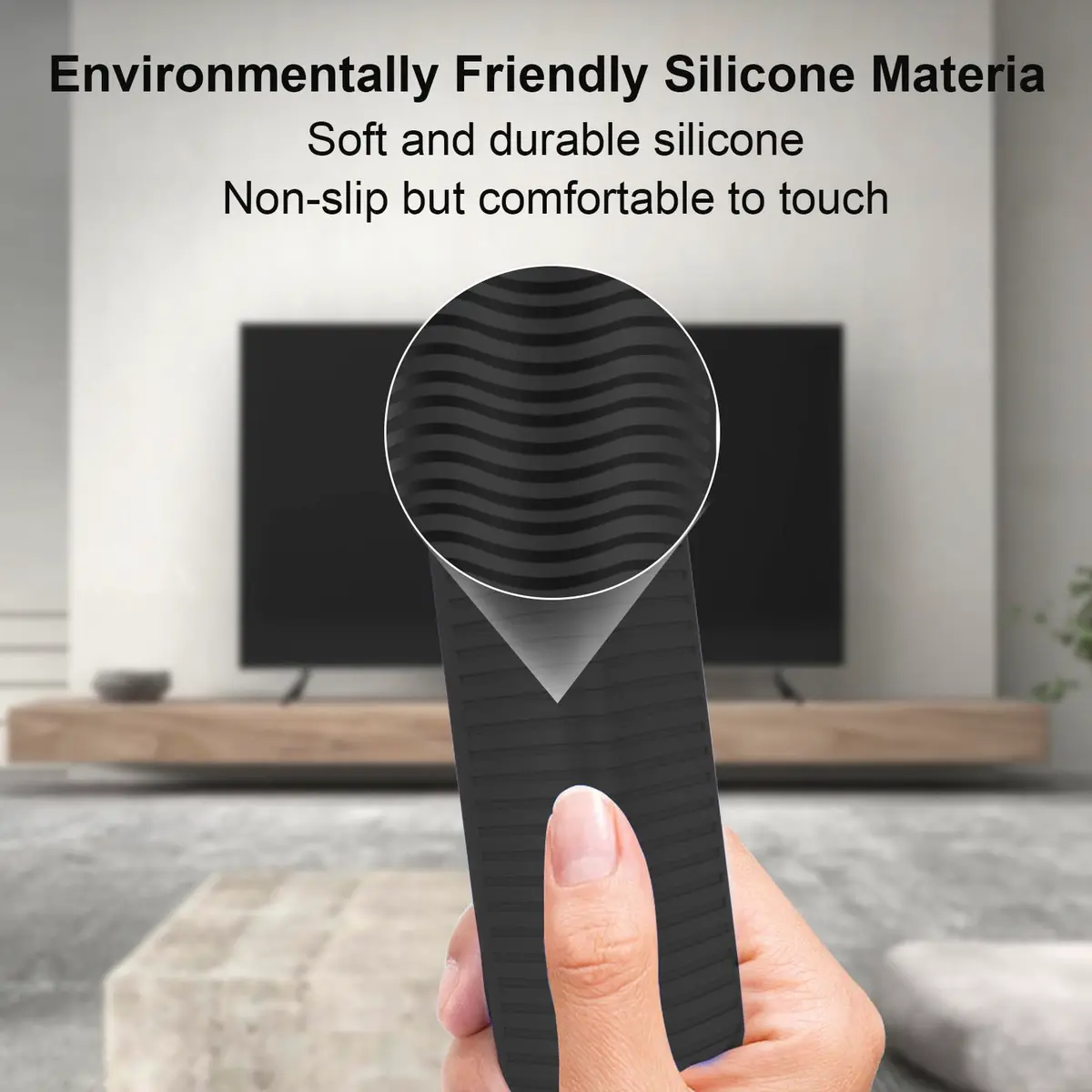 JKZTJOF Cover for NVIDIA Shield TV Remote Shockproof Silicone Case Skin-Friendly Washable - view 2