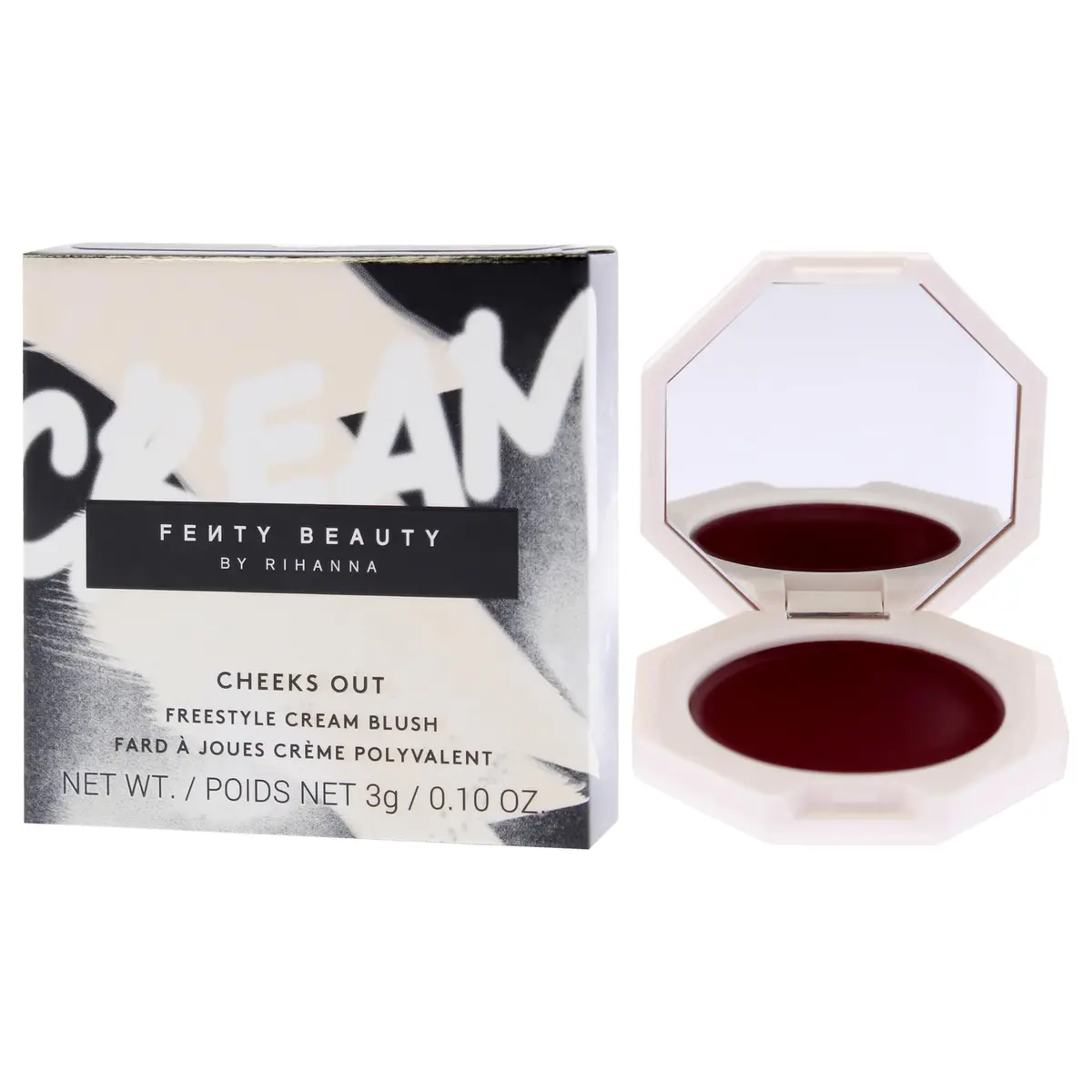 Fenty Beauty Cheeks Out Freestyle Cream Blush - Raisin Standard 0.1 oz | Natural flush for all skin tones - view 4