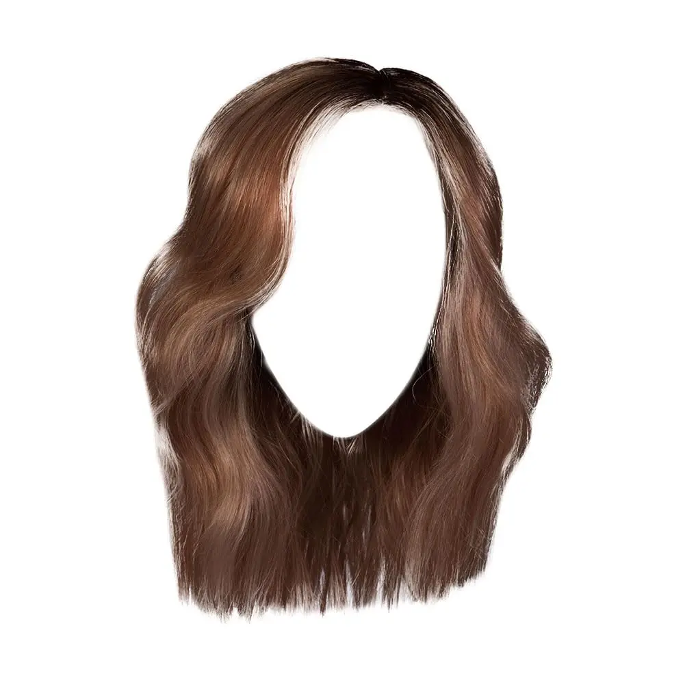 Hair u wear Raquel Welch Big Spender Shoulder Length Wig with Tumbled Waves, Average Cap, RL6/8 Dark Chocolate | Natural Look, Heat-Friendly - main product image
