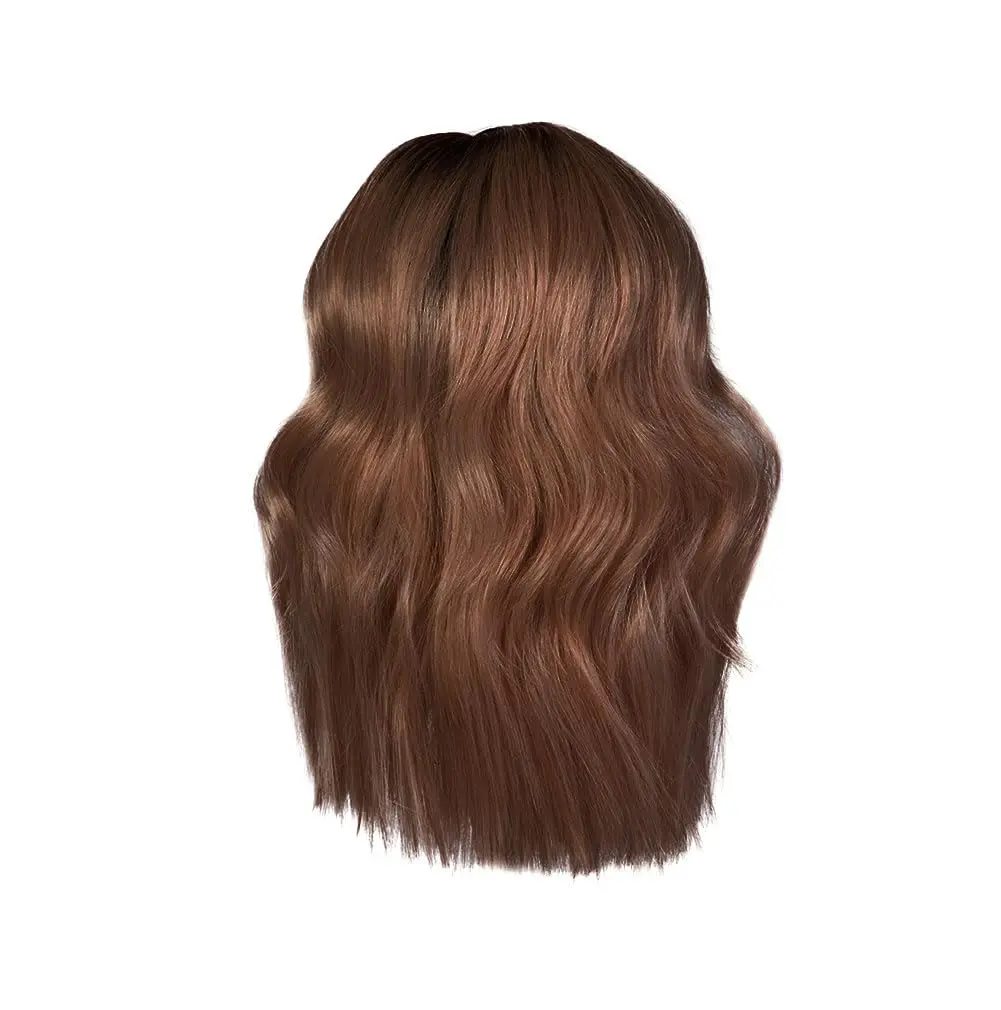 Hair u wear Raquel Welch Big Spender Shoulder Length Wig with Tumbled Waves, Average Cap, RL6/8 Dark Chocolate | Natural Look, Heat-Friendly - view 3