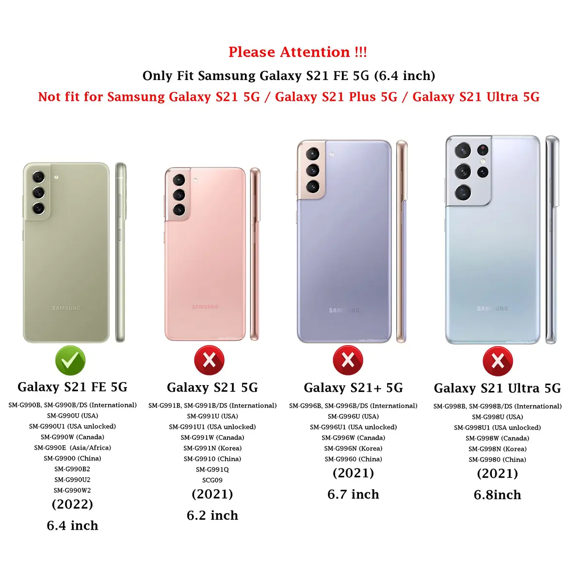 M MAIKEZI Silver 5G Cellular Phone Case with Camera Cover & HD Screen Protector | Military Drop Tested - view 2