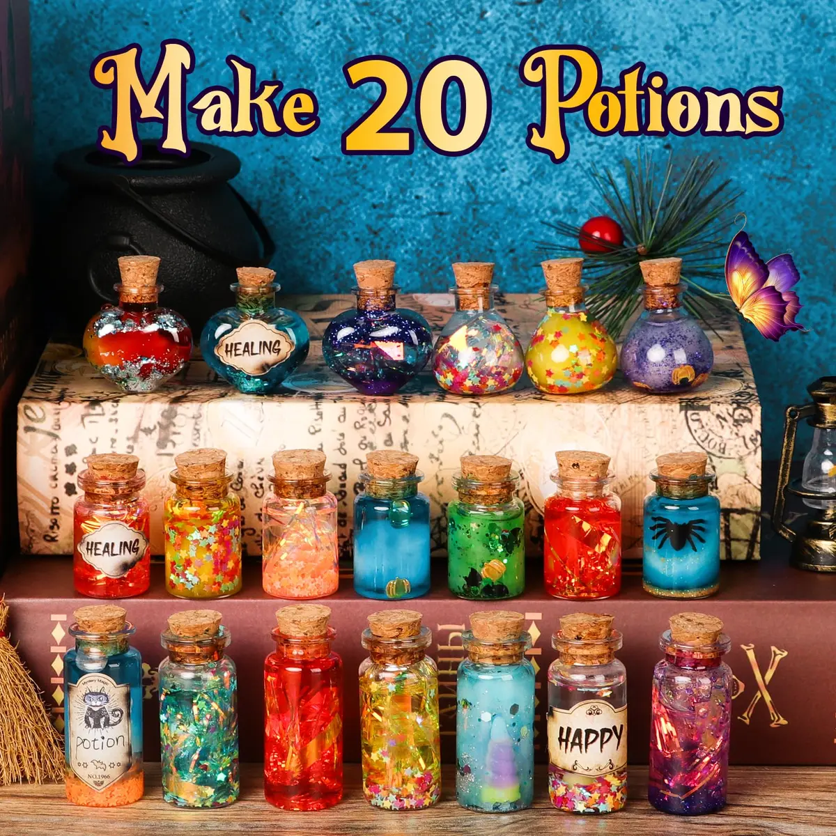 UOMTFAI Mystery Potion Craft Kit for Kids 6-12 Years | Mix 20 Magic Wizard Potions - view 5