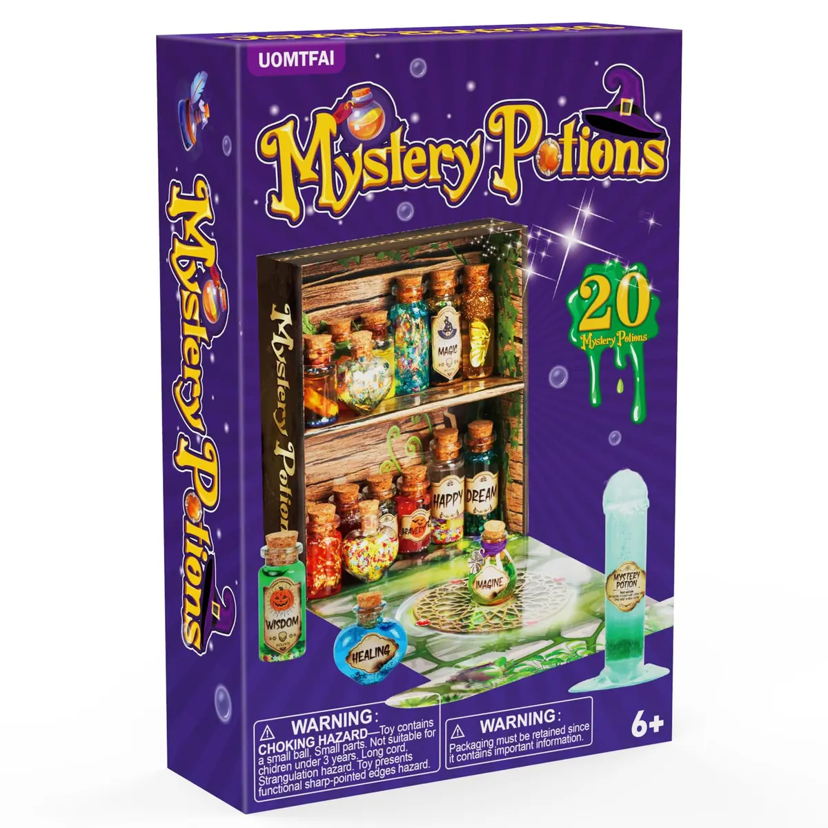 UOMTFAI Mystery Potion Craft Kit for Kids 6-12 Years | Mix 20 Magic Wizard Potions - view 9