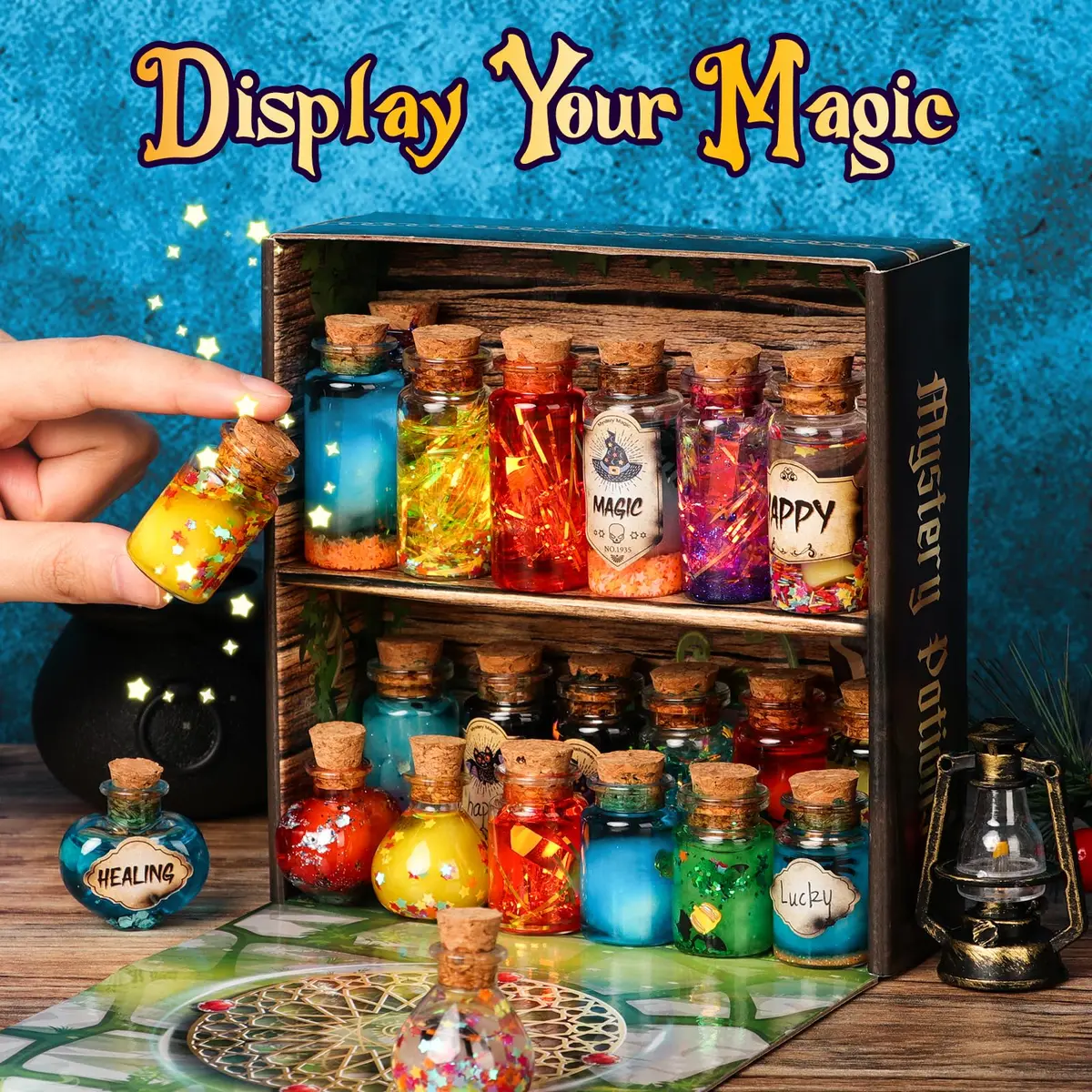 UOMTFAI Mystery Potion Craft Kit for Kids 6-12 Years | Mix 20 Magic Wizard Potions - view 3